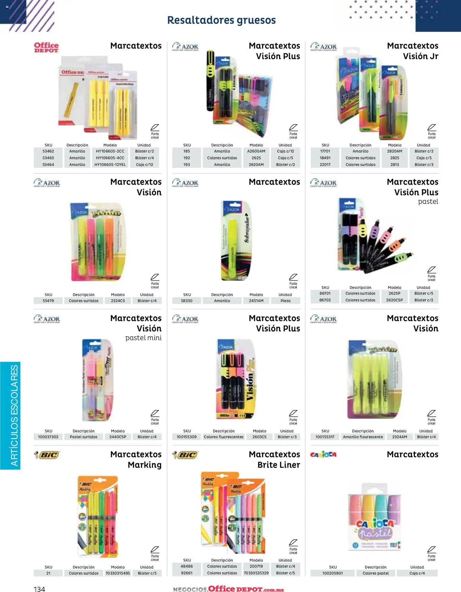 Nuevas ofertas de Office Depot válidas en toda la República Mexicana desde el 12/01/2026. ¡Encuentra las mejores ofertas en Office Depot catálogo 2026! | Página: 136 | Productos: Pastel, Caja
