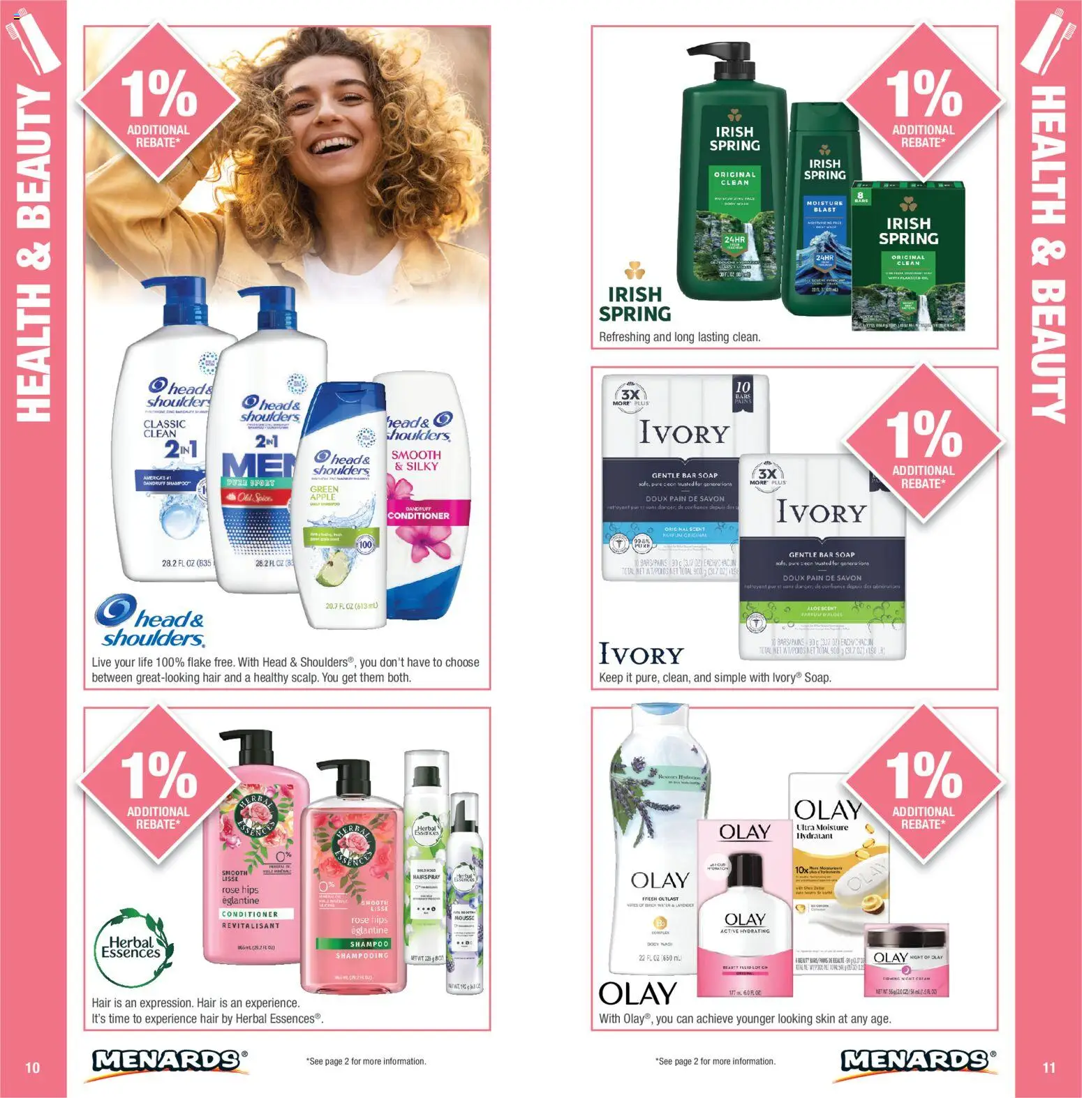 Menards Big Rewards Catalog - valid from 01/01/2026 | Page: 6 | Products: Shampoo, Conditioner, Soap, Bar Soap