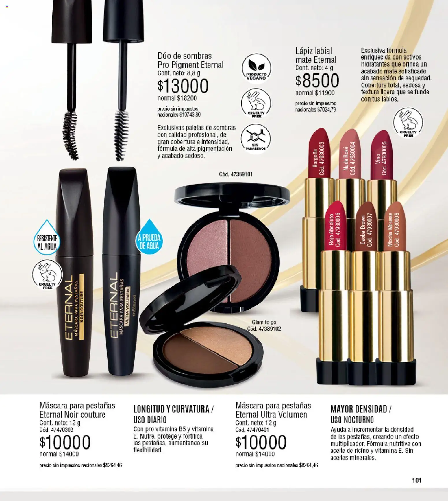 Millanel - Catálogo │ válido desde el 20/07/2026 | Página: 125 | Productos: Aceite, Máscara, Lápiz labial, Vino