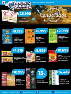 Vista previa Vital - Especial de frescos válido desde el 18.05.2026 | Página: 8 | Productos: Pollo, Milanesa, Pizza, Espinaca