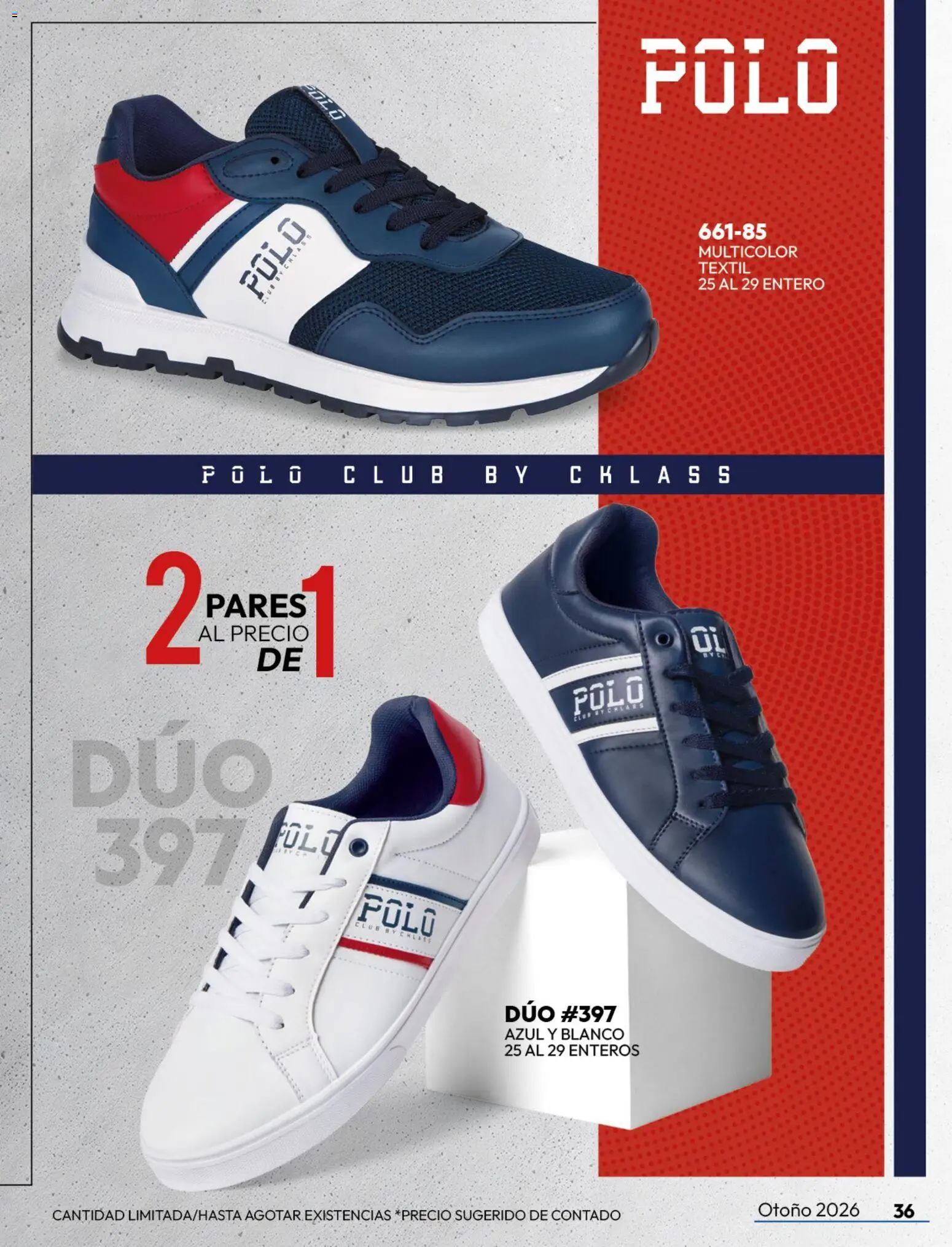 Nuevas ofertas de Cklass válidas en toda la República Mexicana desde el 08/07/2026. ¡Encuentra las mejores ofertas en Cklass catálogo Sportbrands caballero! | Página: 41
