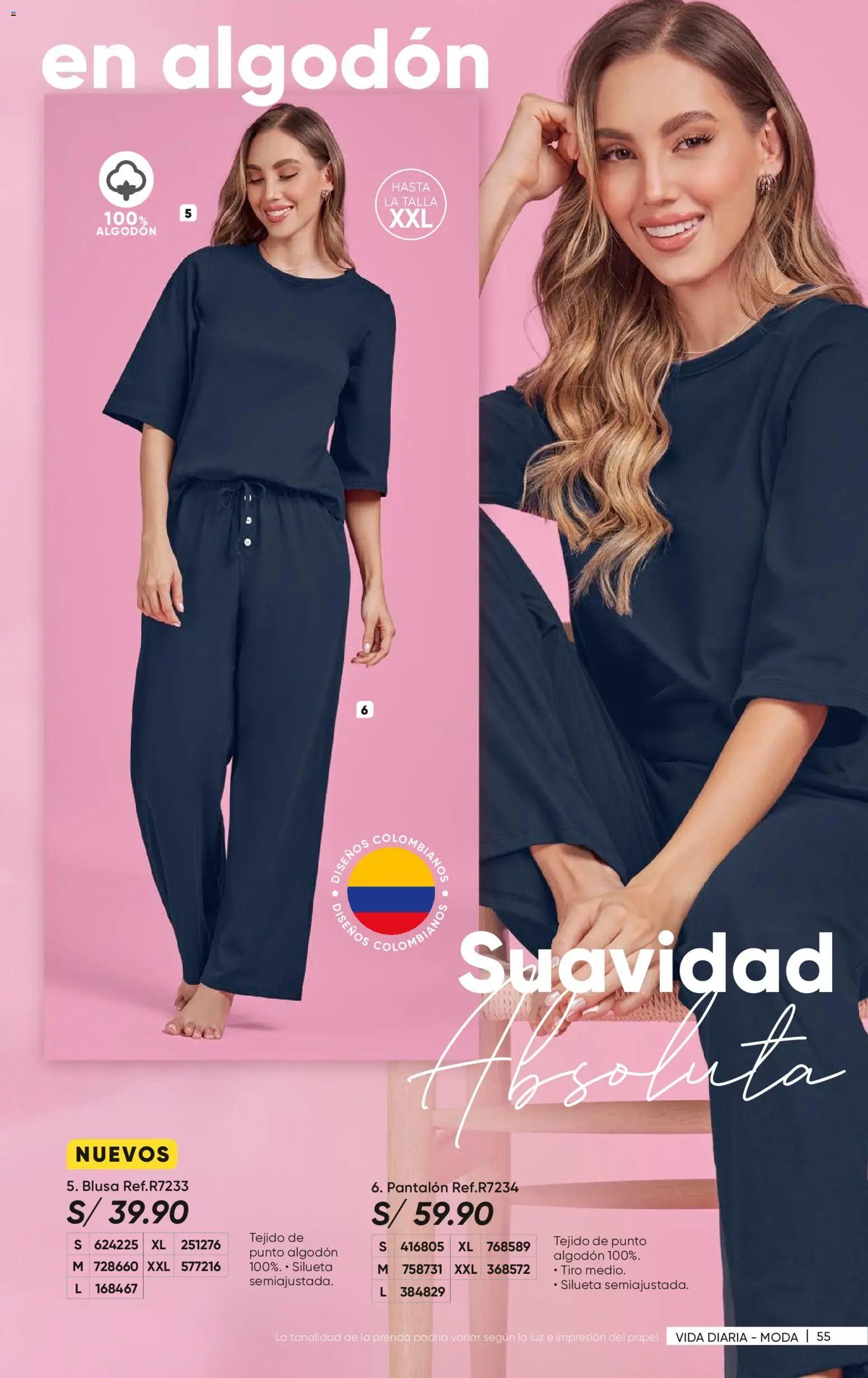 Catálogo Azzorti válido desde 31/08/2026 | Página: 61 | Productos: Blusa, Algodón
