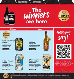 New World Beer and Cider Awards 2026 preview  - valid from 24 Aug 2026