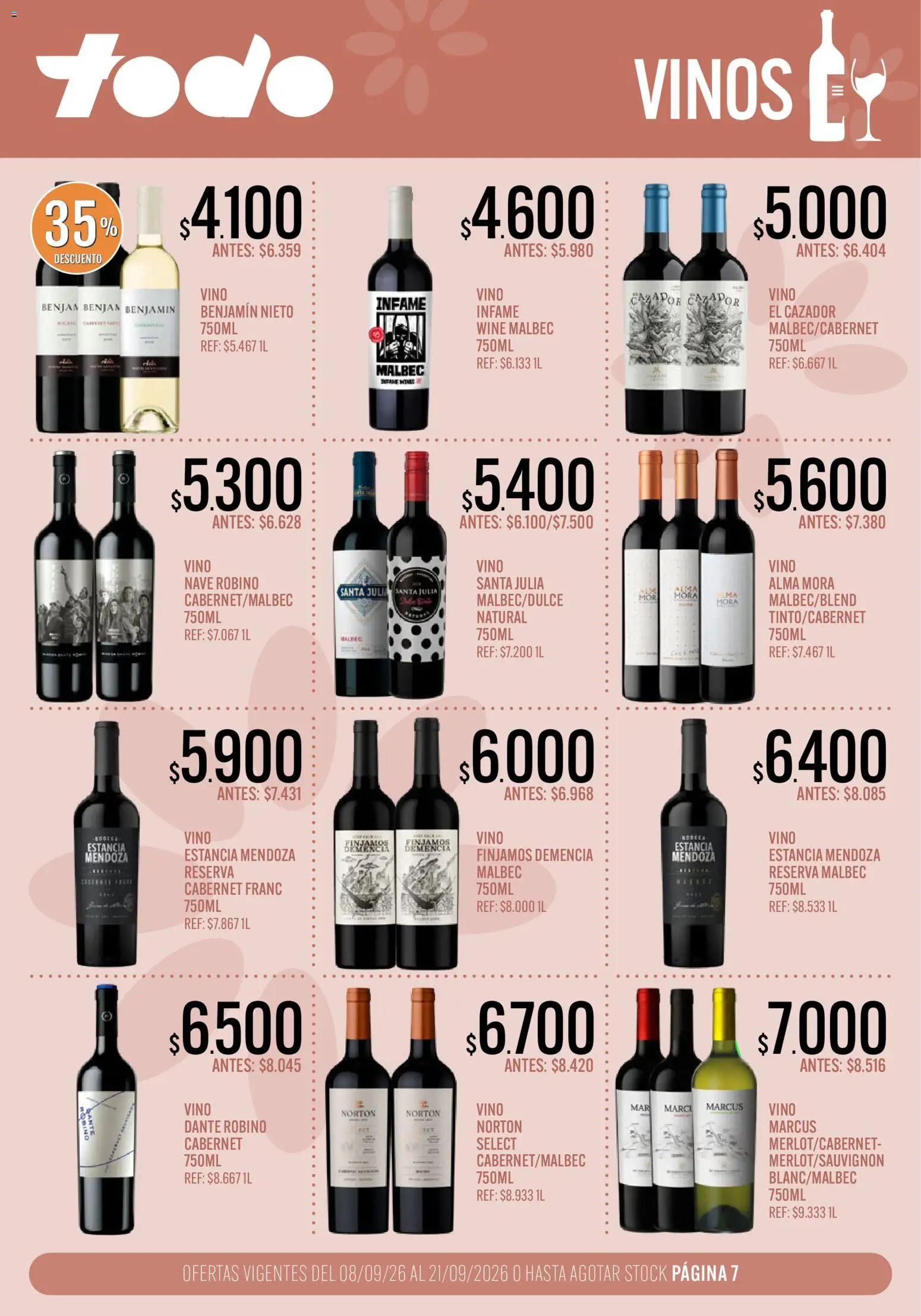 Supermercados TODO catálogo │ válido desde el 08/09/2026 | Página: 7