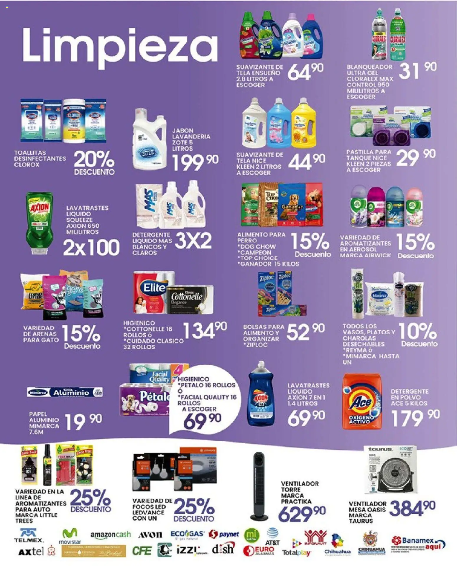 Nuevas ofertas de Alsuper válidas en toda la República Mexicana desde el 19.05.2026. ¡Encuentra las mejores ofertas en Alsuper folleto Chihuahua-Ciudad! | Página: 5 | Productos: Detergente, Bowl, Polvo, Jabón