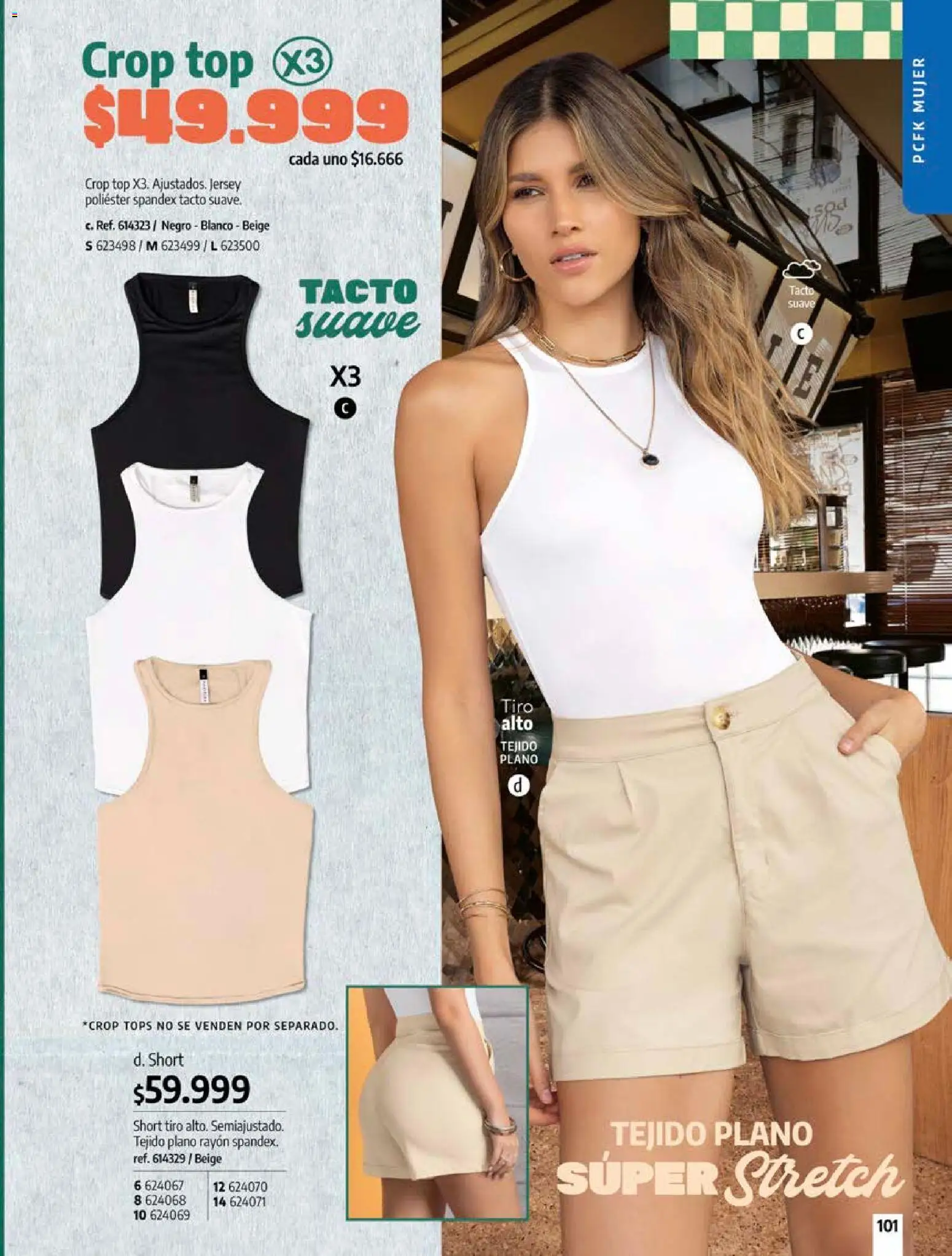 Pacifika revista - valida desde el 18/09/2026 | Página: 101 | Productos: Short, Top