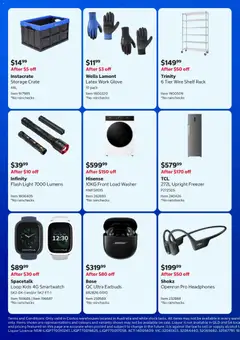 Preview of Costco catalogue - valid from 06/07/2026 | Page: 4 | Products: Light, Headphones, Freezer, Smartwatch