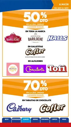 Vista previa La Anonima catálogo válido desde el 16/07/2026 | Página: 14 | Productos: Galletitas, Chocolate, Canasta