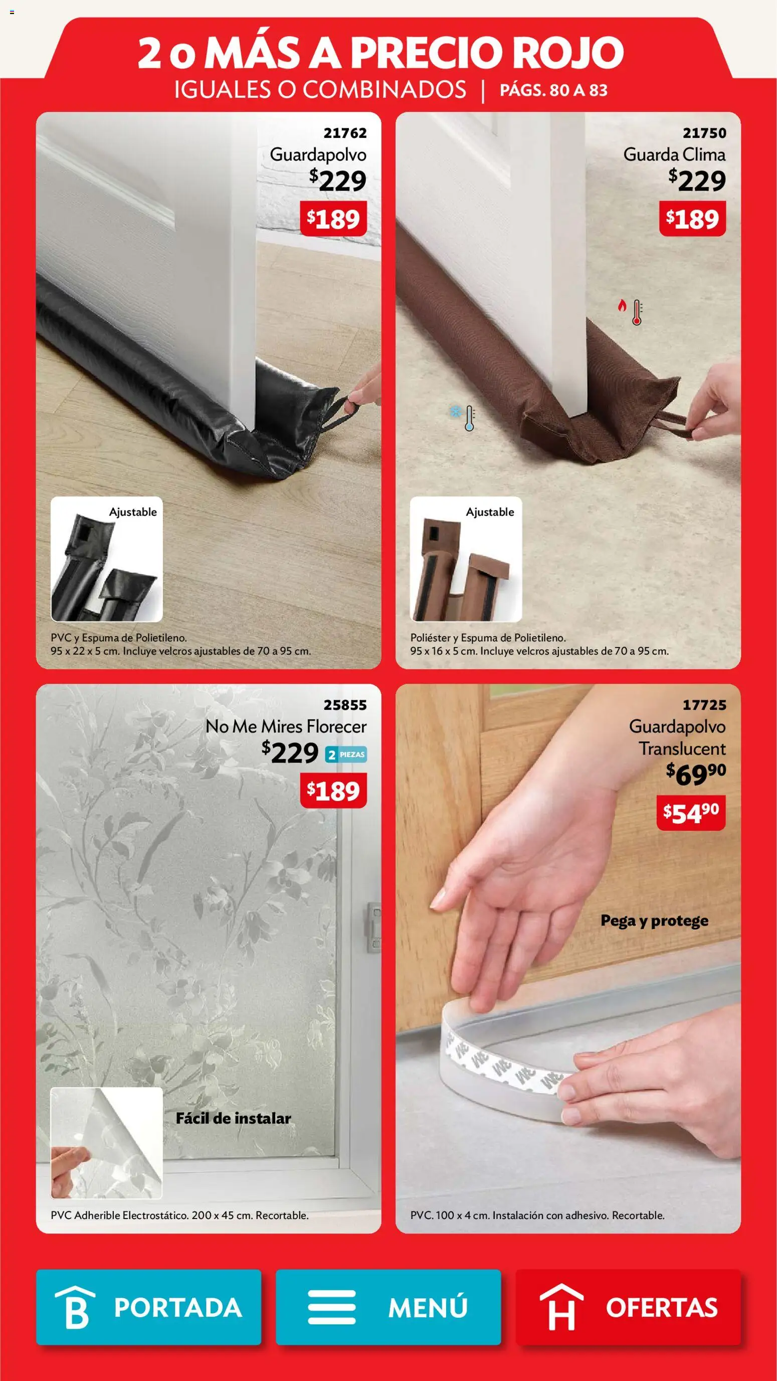Nuevas ofertas de Betterware válidas en toda la República Mexicana desde el 01.06.2026. ¡Encuentra las mejores ofertas en Betterware campaña 6 2026! | Página: 81