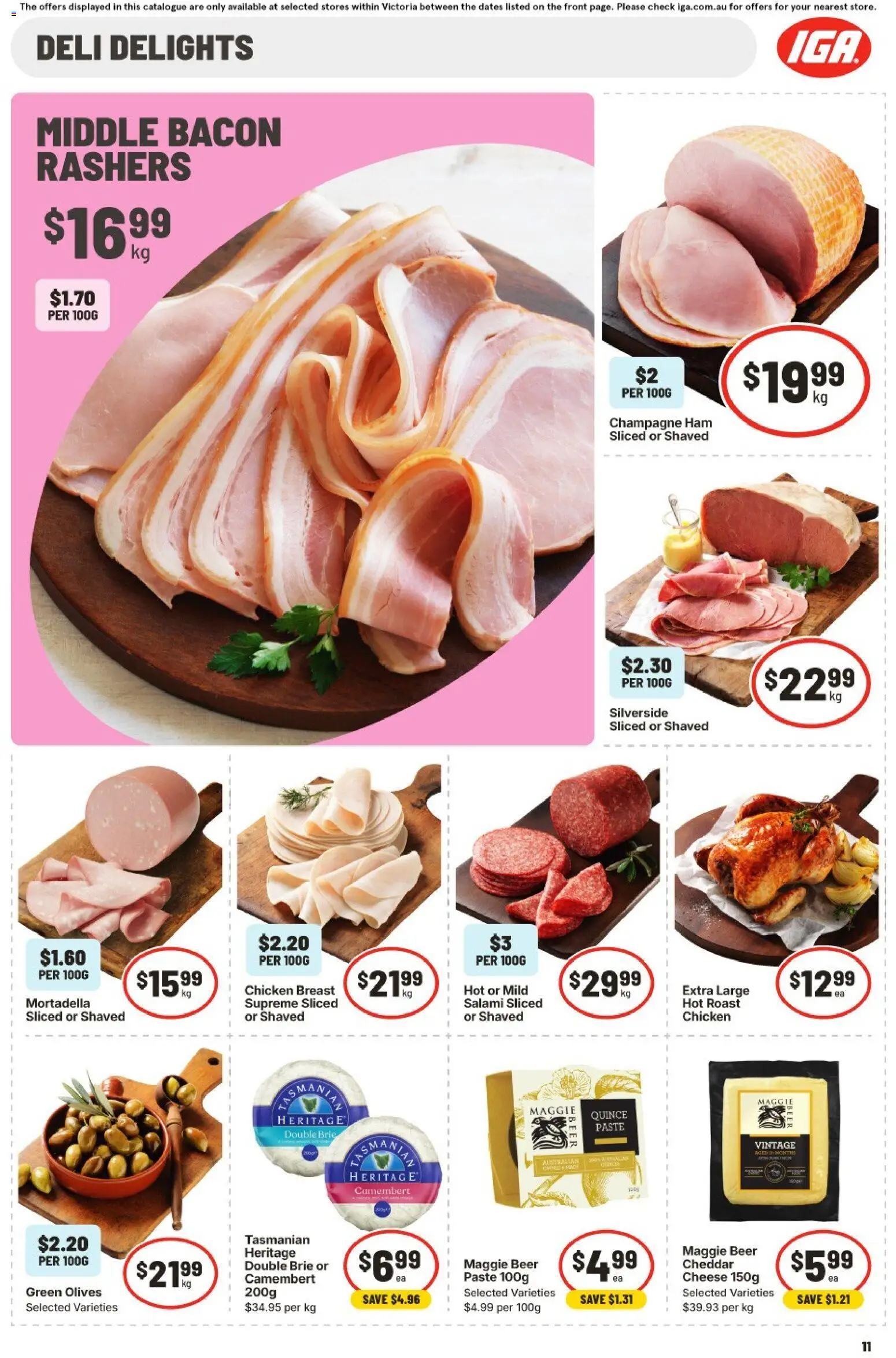 Ritchies catalogue - valid from 11.03.2026 | Page: 13 | Products: Bacon, Ham, Chicken, Olives