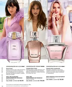 Vista previa de folleto L'Bel catálogo - Campaña 14 de la L'Bel válido desde 22/08/2026 | Página: 14 | Productos: Perfumes, Flores