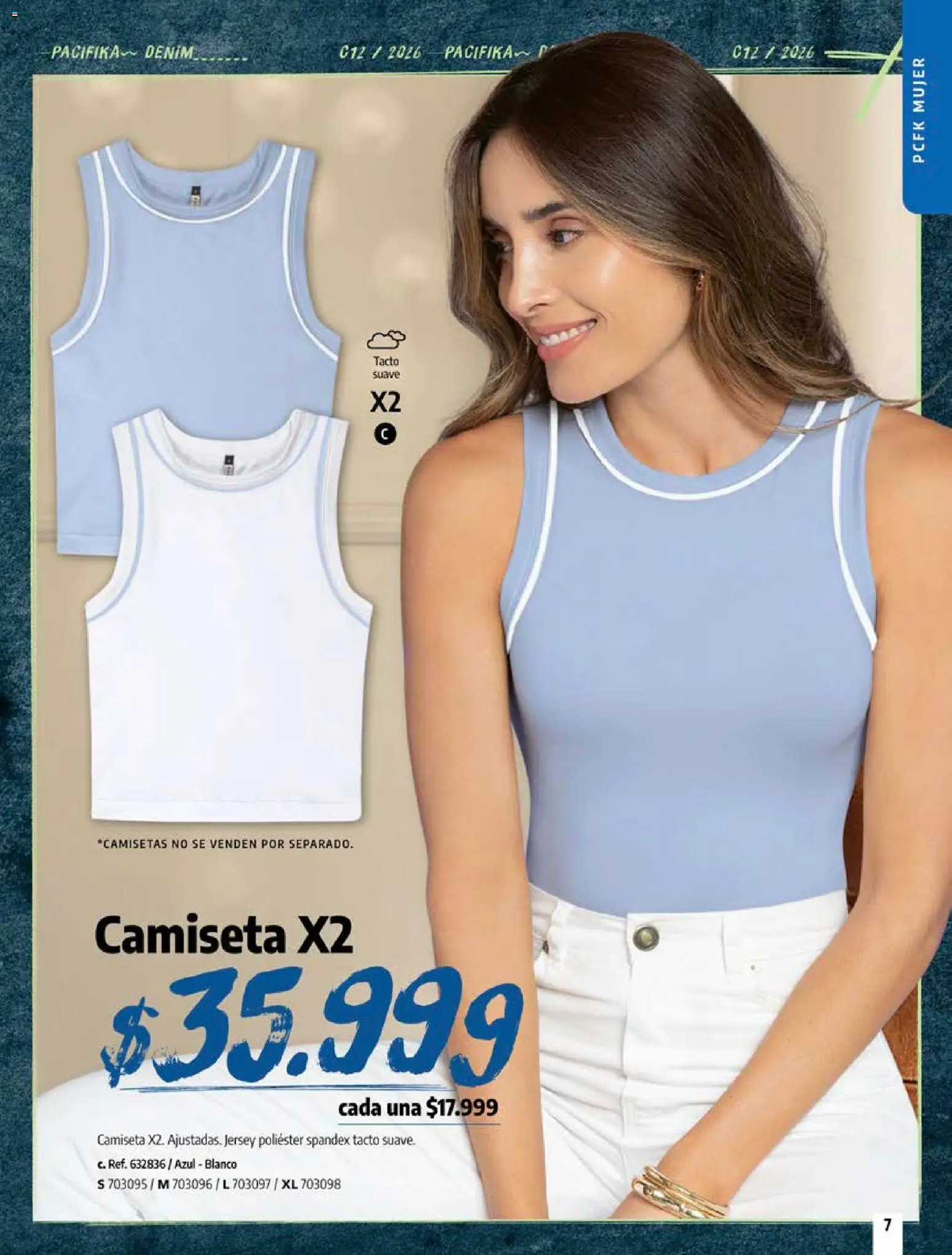 Pacifika revista - valida desde el 12/07/2026 | Página: 7 | Productos: Camiseta