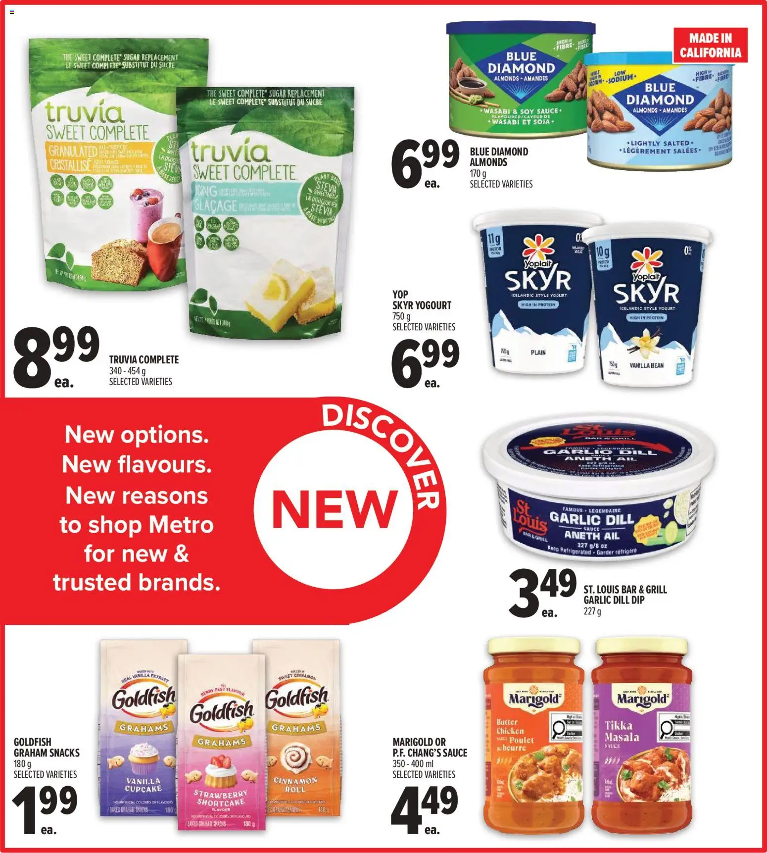 Metro flyer valid from Sep 17, 2026 | Page: 11 | Products: Grill, Almonds, Vanilla, Protein