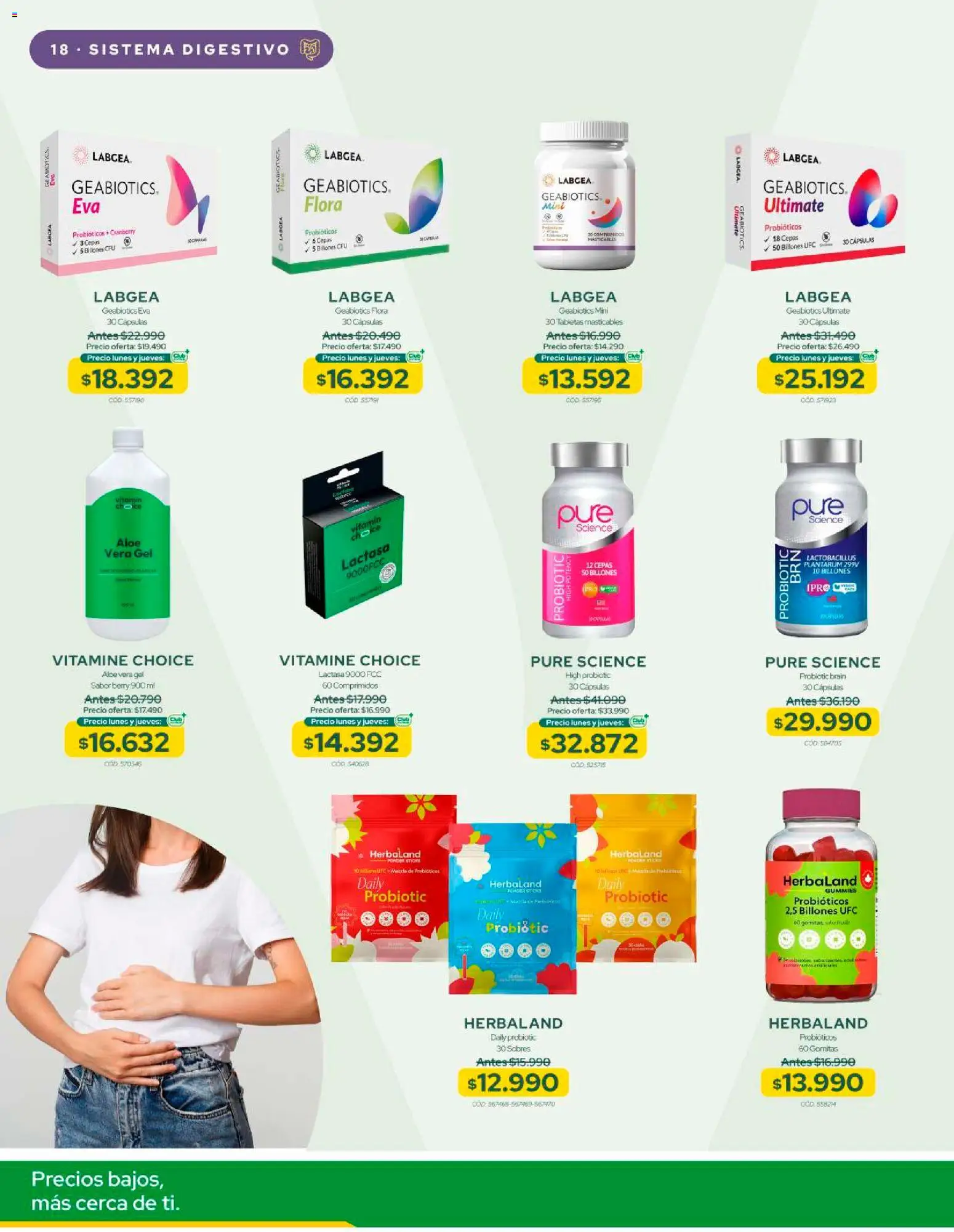Cruz Verde Descuentos │ válido desde el 31.08.2026 | Página: 18 | Productos: Puré, Probióticos, Gomitas, Aloe vera