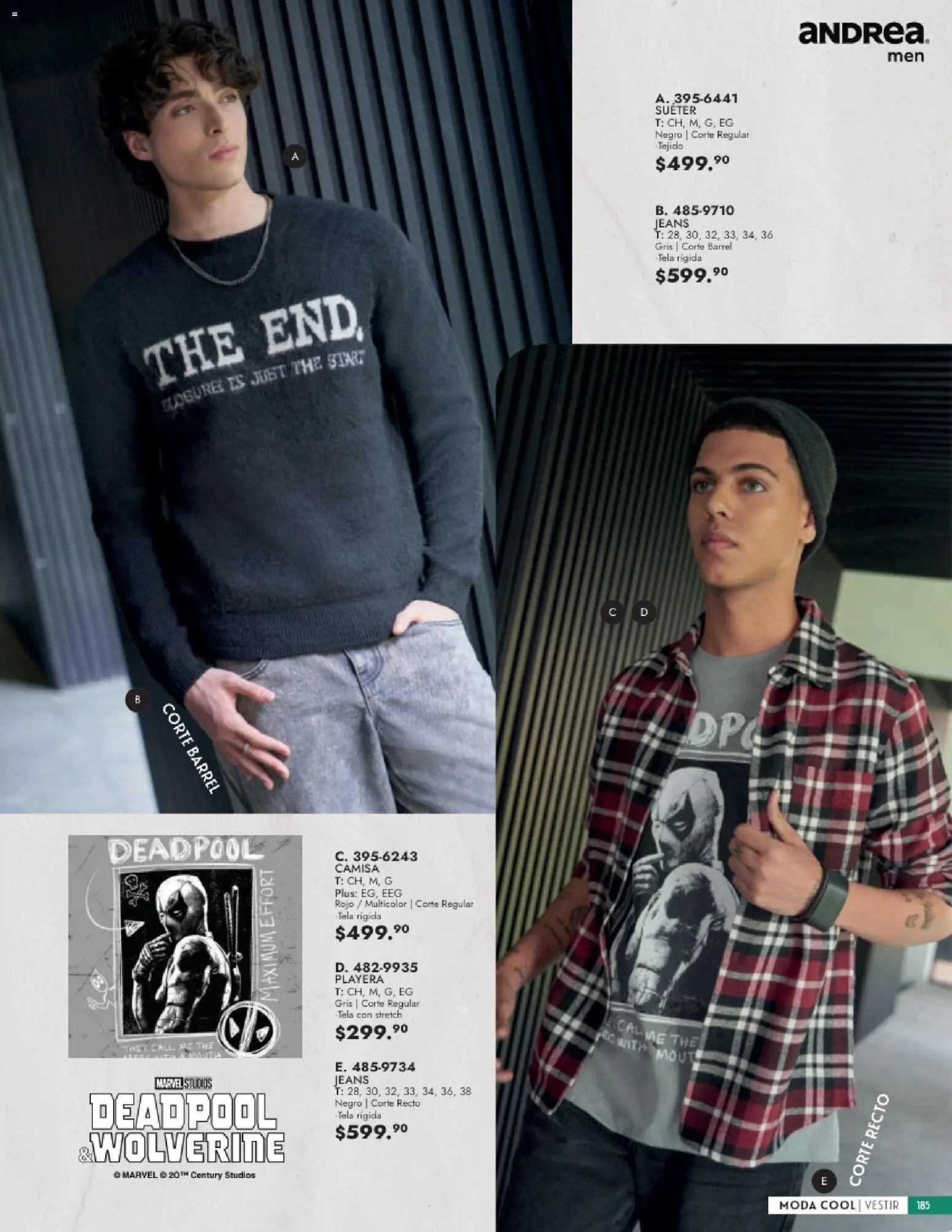 Nuevas ofertas de Andrea válidas en toda la República Mexicana desde el 23/08/2026. ¡Encuentra las mejores ofertas en Andrea catálogo Vestir Caballero! | Página: 27 | Productos: Suéter, Camisa, Playera