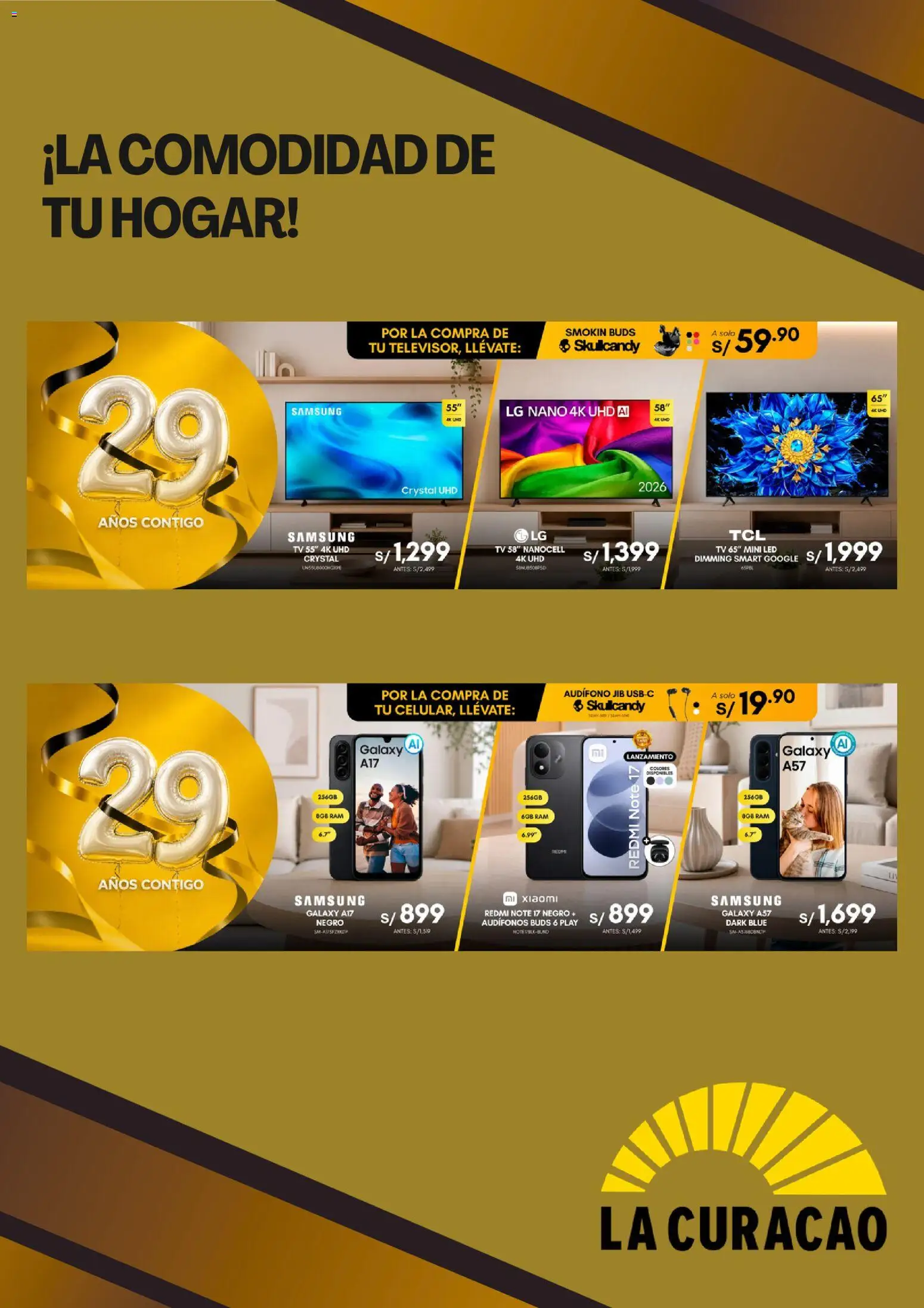 Catálogo La Curacao válido desde 14/09/2026 | Página: 4 | Productos: Audífonos