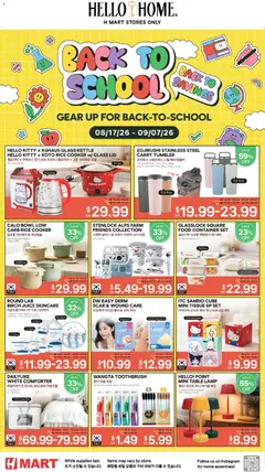 Preview of Hmart weekly ads valid from 08/17/2026 | Page: 1
