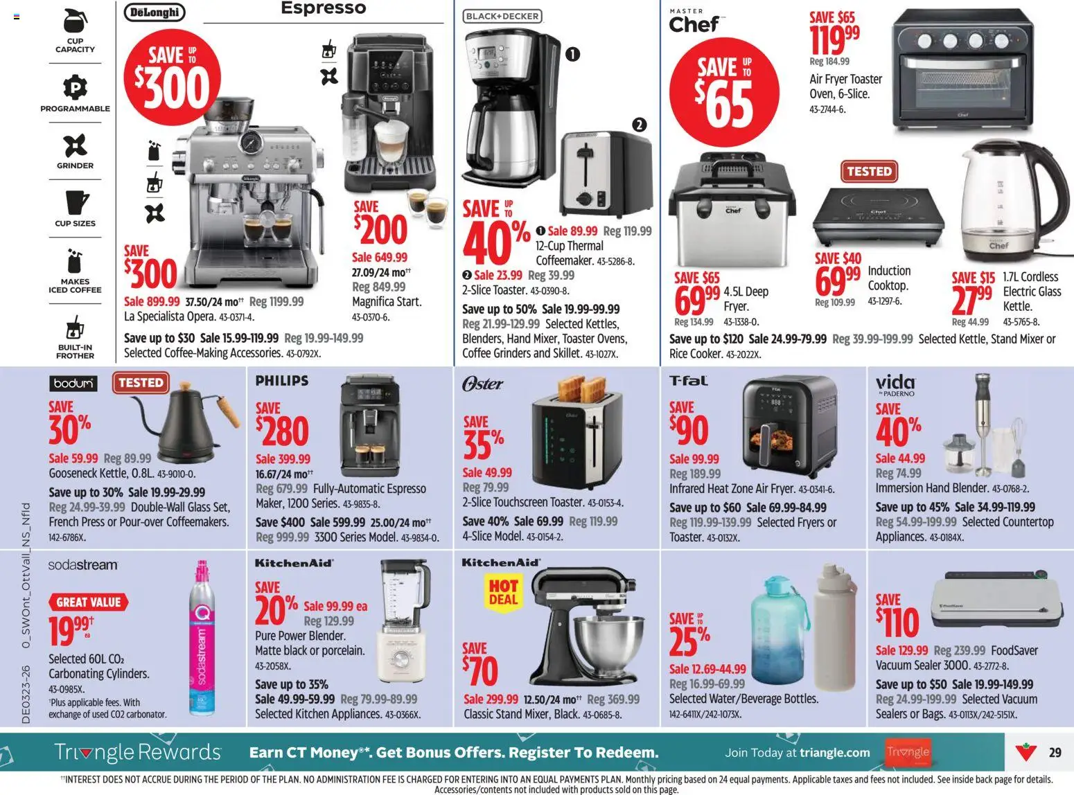 Canadian Tire flyer valid from 04.06.2026 | Page: 29 | Products: Rice, Grinder, Mixer, Coffee