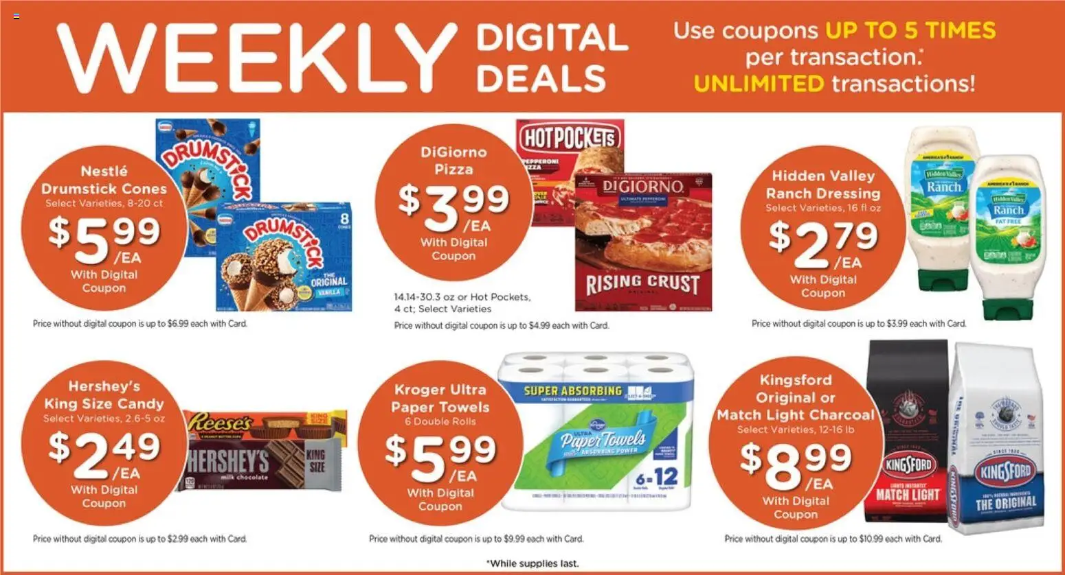 Pick ‘n Save Weekly Ad - valid from 09/02/2026 | Page: 3 | Products: Charcoal, Pizza, Dressing, Paper towels