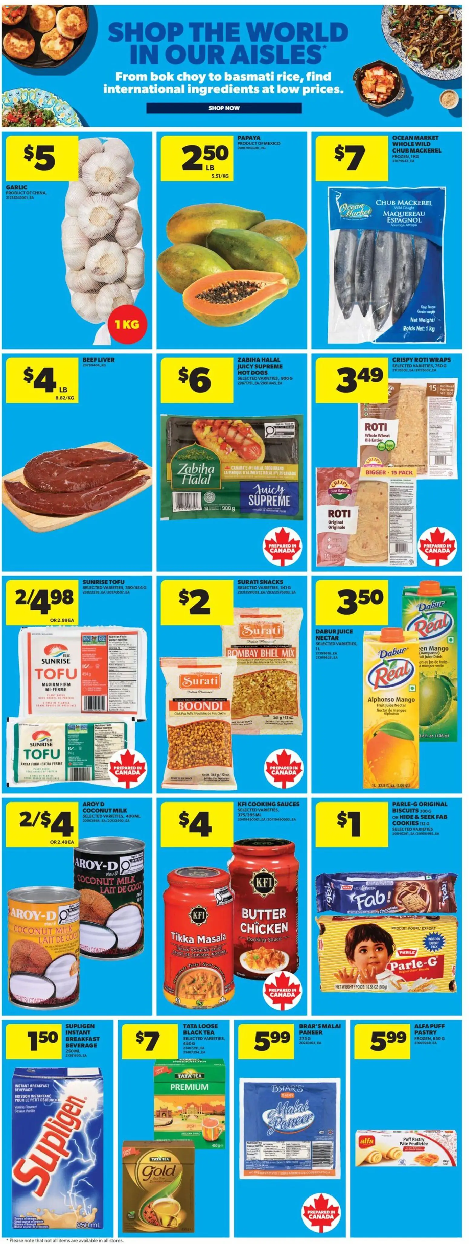 Real Canadian Superstore flyer valid from Aug 13, 2026 | Page: 29 | Products: Beef, Cookies, Fruit, Bread
