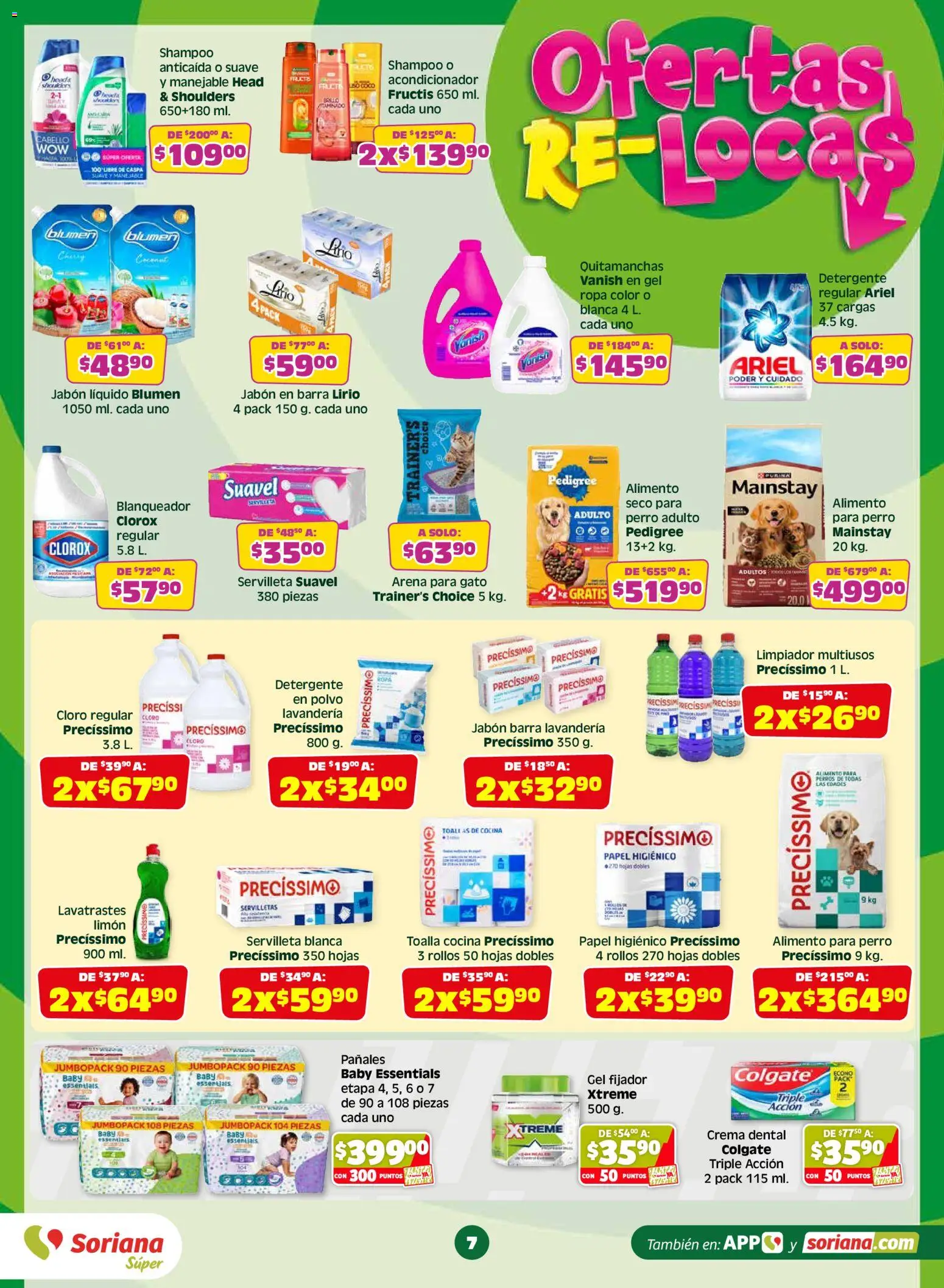 Nuevas ofertas de Soriana válidas en toda la República Mexicana desde el 19.06.2026. ¡Encuentra las mejores ofertas en Soriana Julio Regalado Súper Nacional! | Página: 7