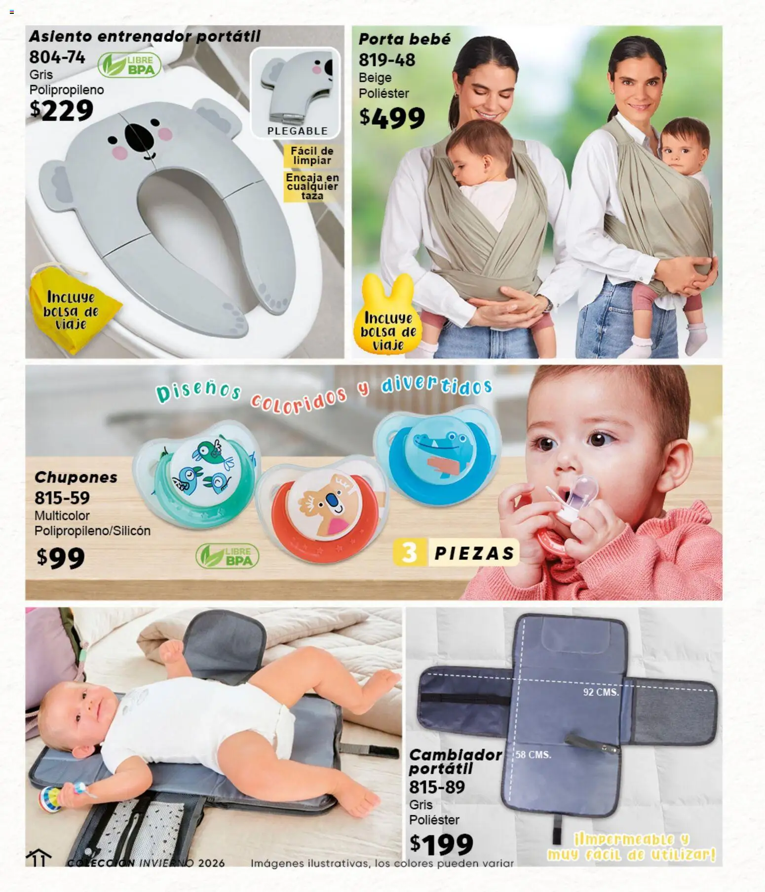 Nuevas ofertas de Cklass válidas en toda la República Mexicana desde el 11/09/2026. ¡Encuentra las mejores ofertas en Cklass catálogo Home Invierno! | Página: 12 | Productos: Taza, Bolsa de viaje, Bolsa, Cambiador