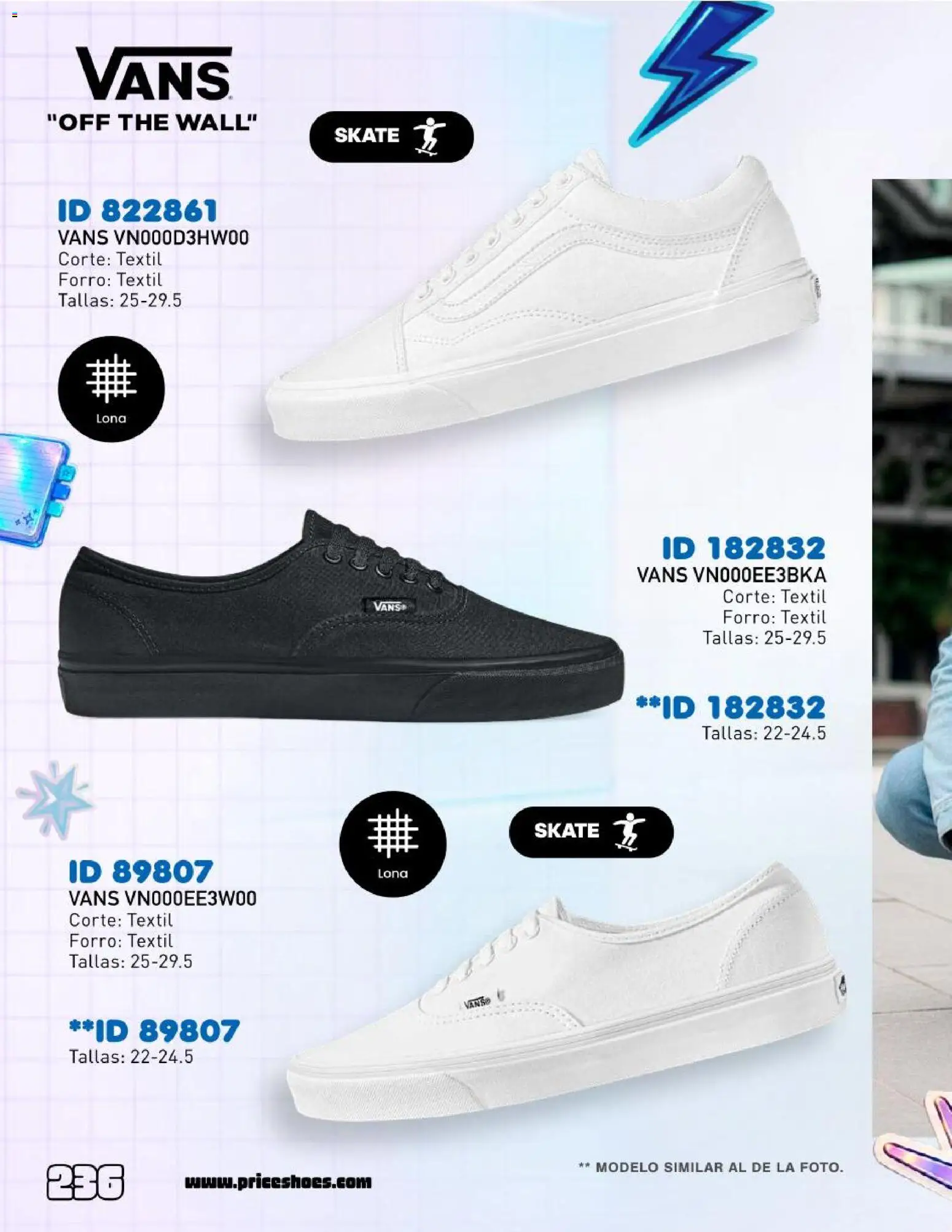 Nuevas ofertas de Price Shoes válidas en toda la República Mexicana desde el 12.06.2026. ¡Encuentra las mejores ofertas en Price Shoes catálogo Escolar! | Página: 236