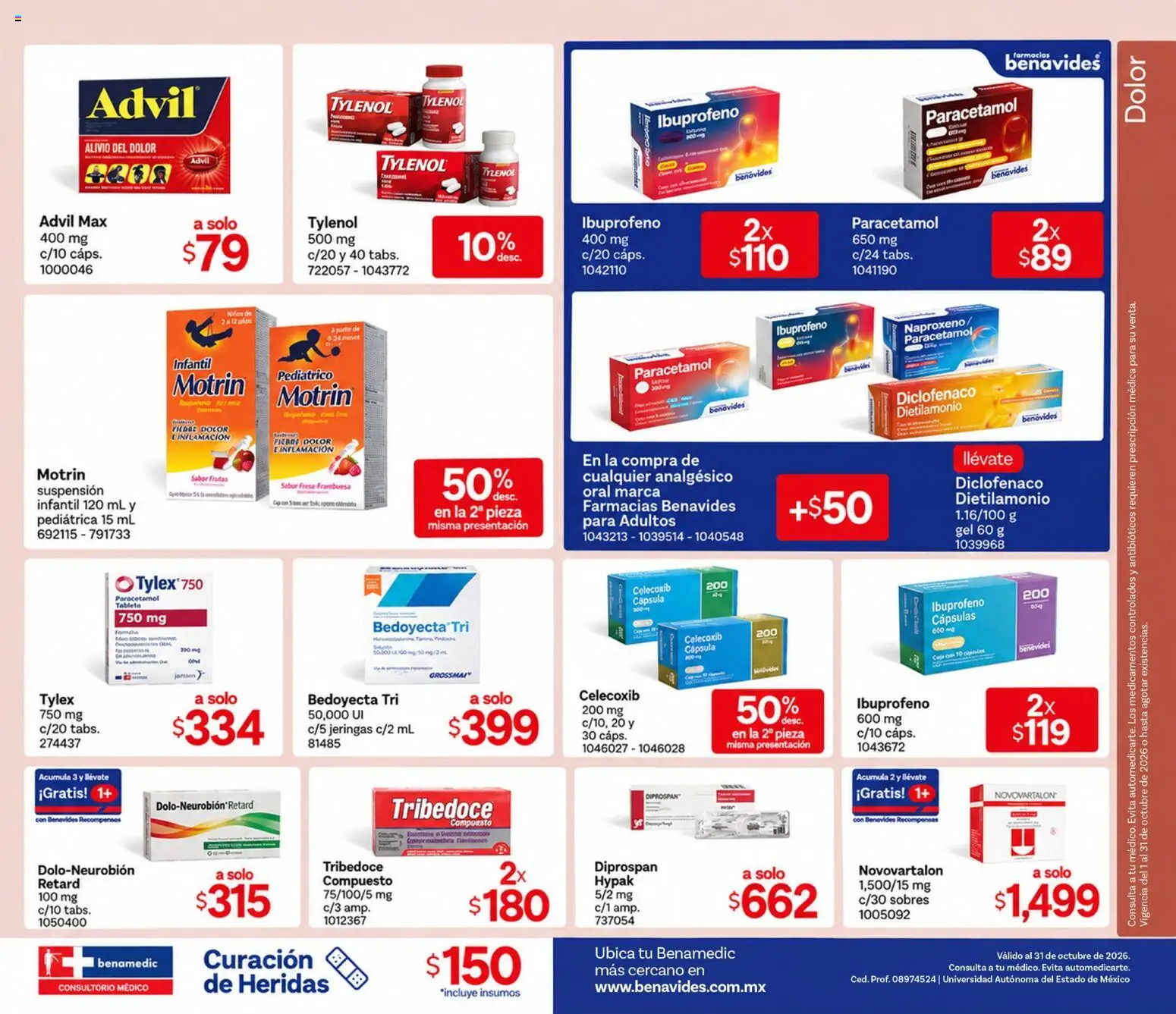 Catálogo Farmacia Benavides - Página 7 - Ofertas válidas hasta el 30 de octubre de 2026
