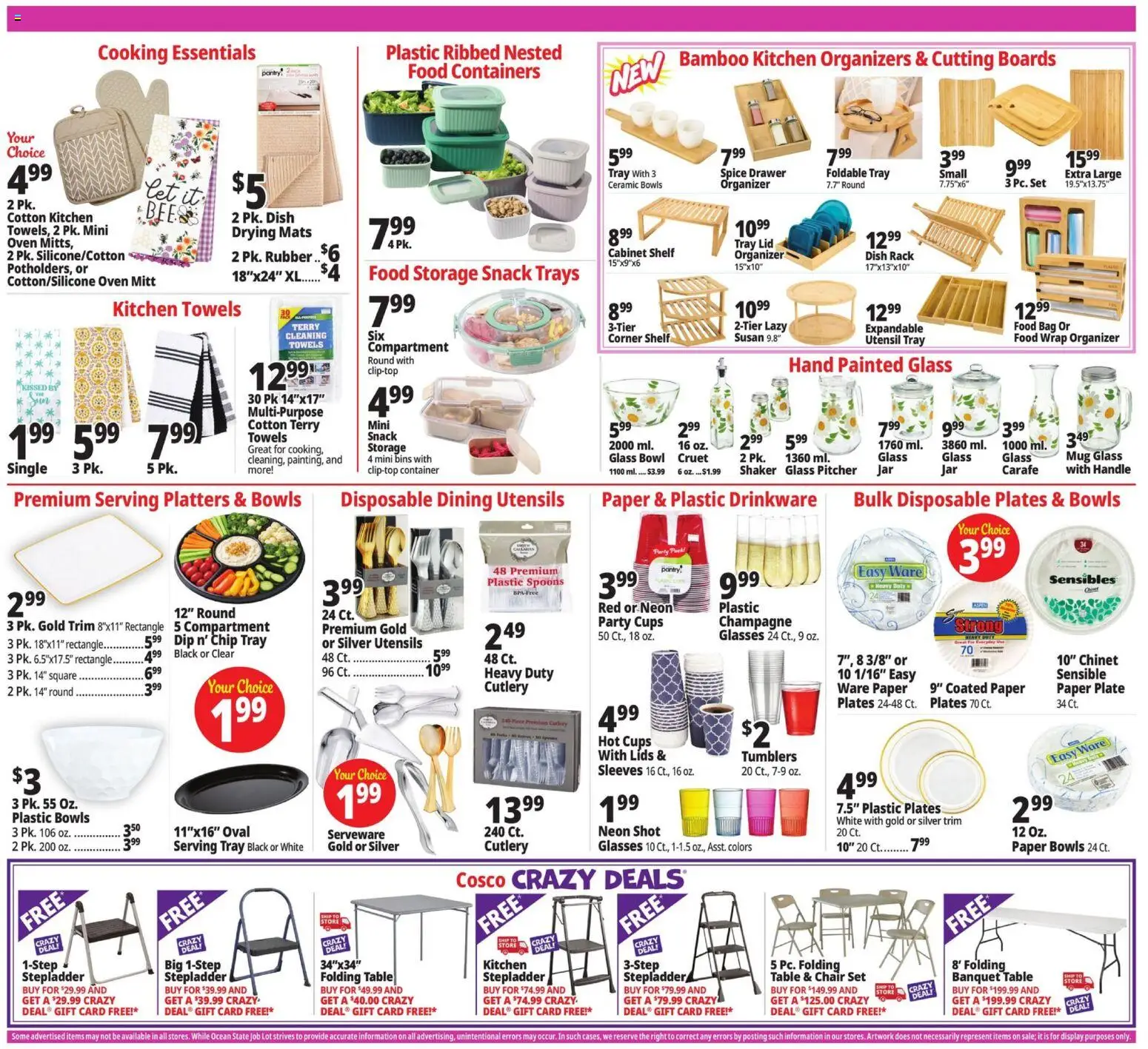 Ocean State Job Lot Weekly Ad - valid from 28.05.2026 | Page: 15 | Products: Shelf, Chair, Glasses, Bag