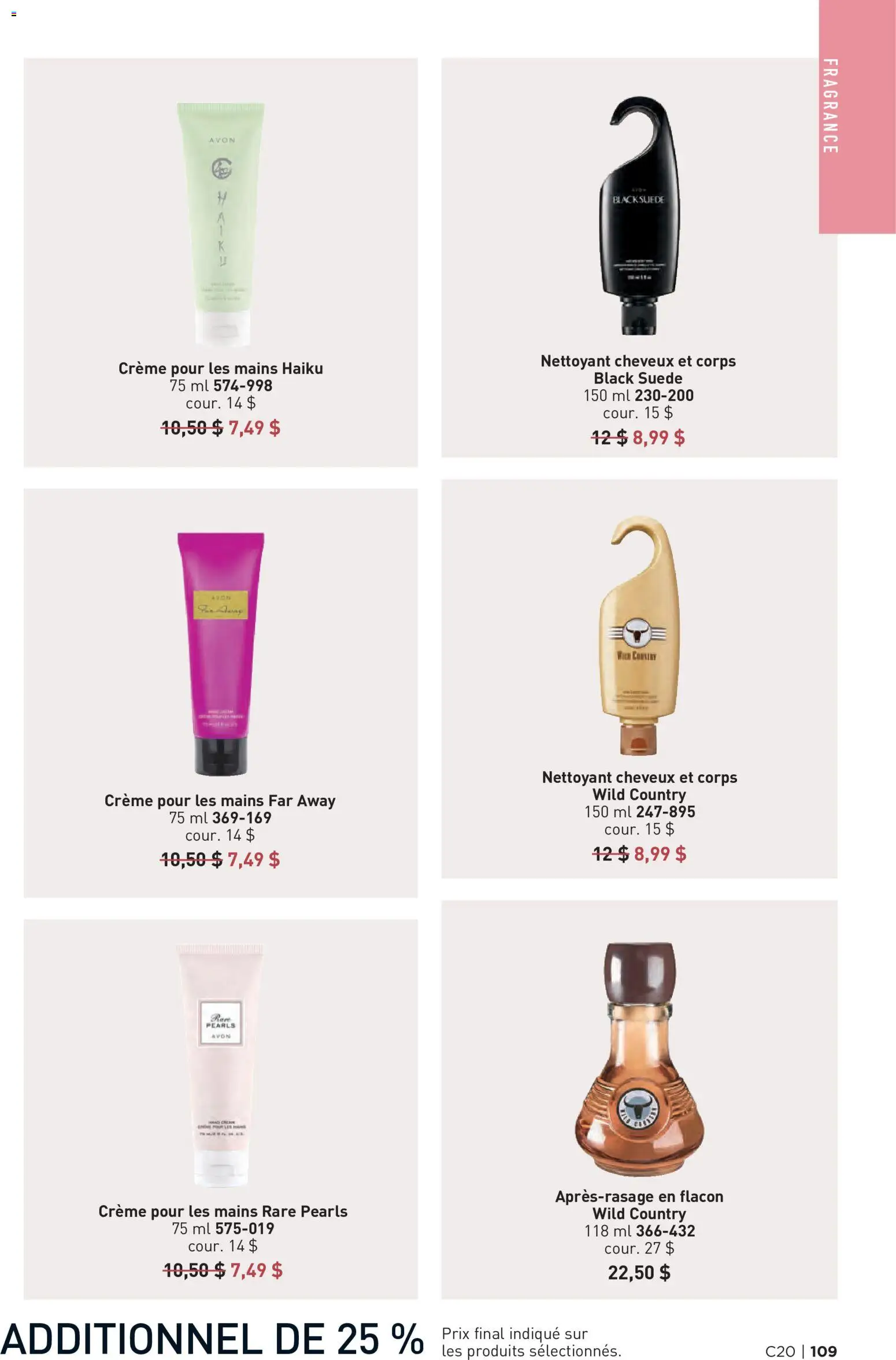 Avon flyer valid from Sep 23, 2026 | Page: 109 | Products: Fragrance