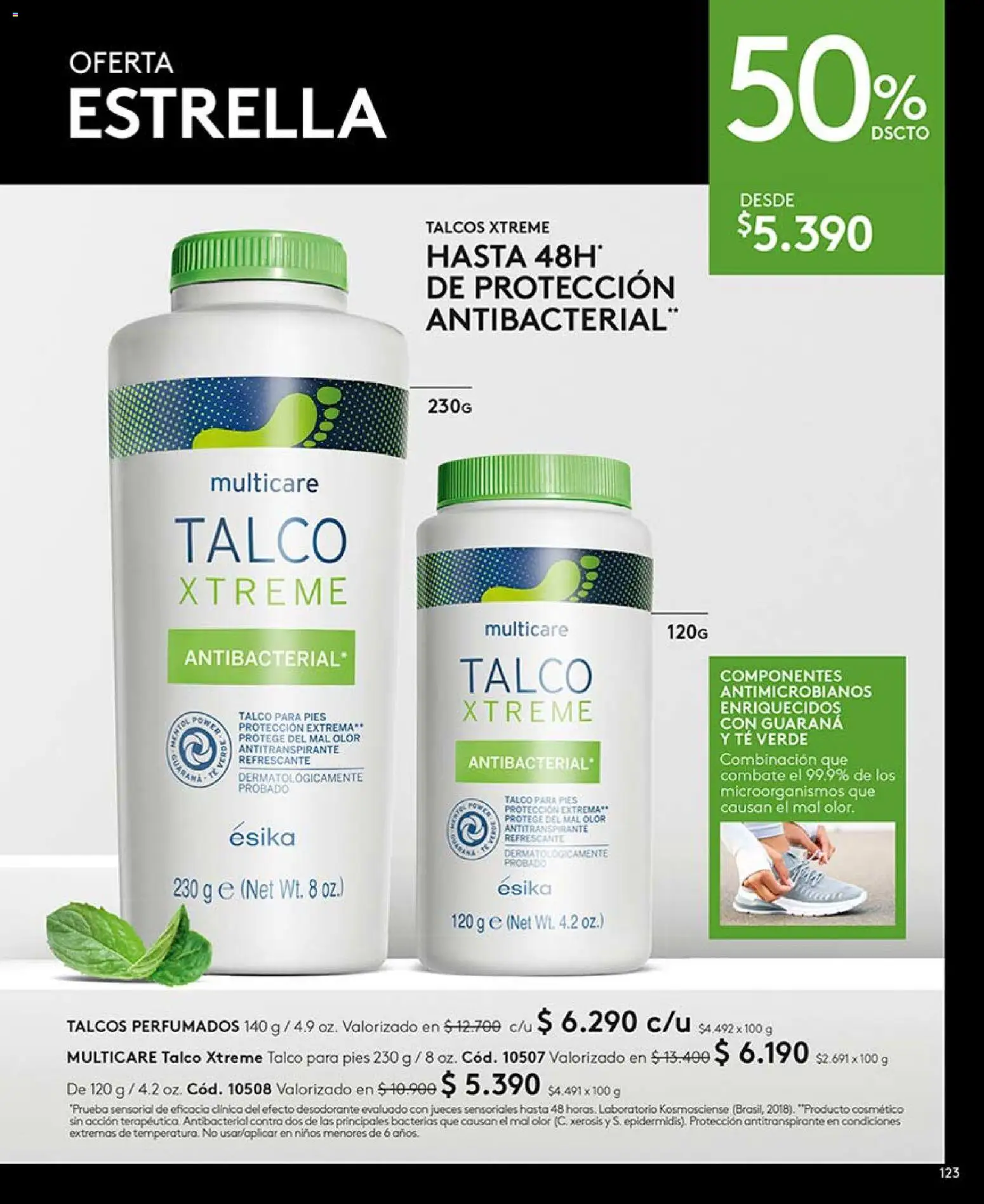 Catálogo Ésika Campaña 11 │ válido desde el 15.06.2026 | Página: 123 | Productos: Desodorante, Antitranspirante, Té