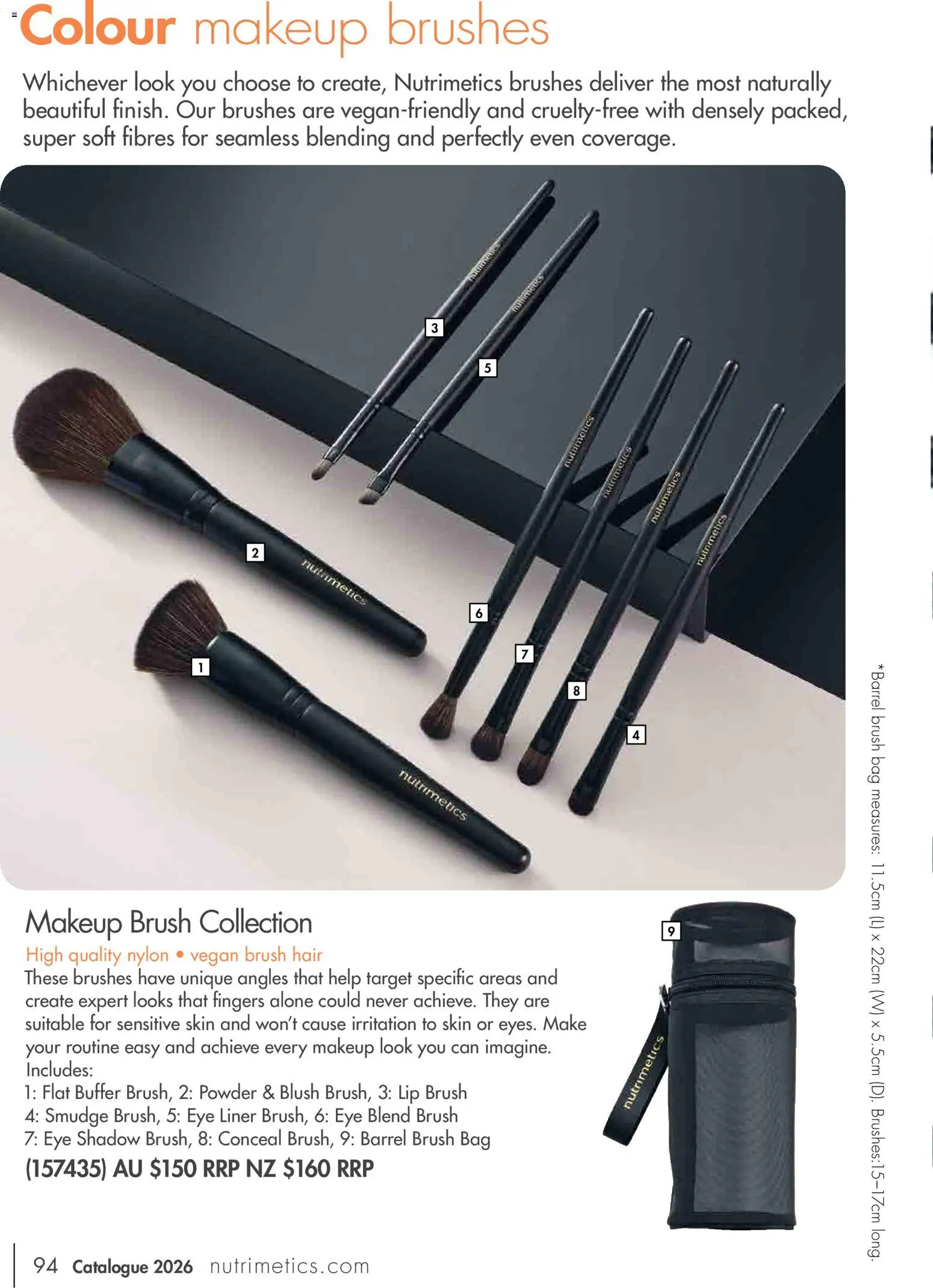 Nutrimetics catalogue - valid from 01/01/2026 | Page: 94 | Products: Powder, Brush, Eye shadow, Sensitive skin