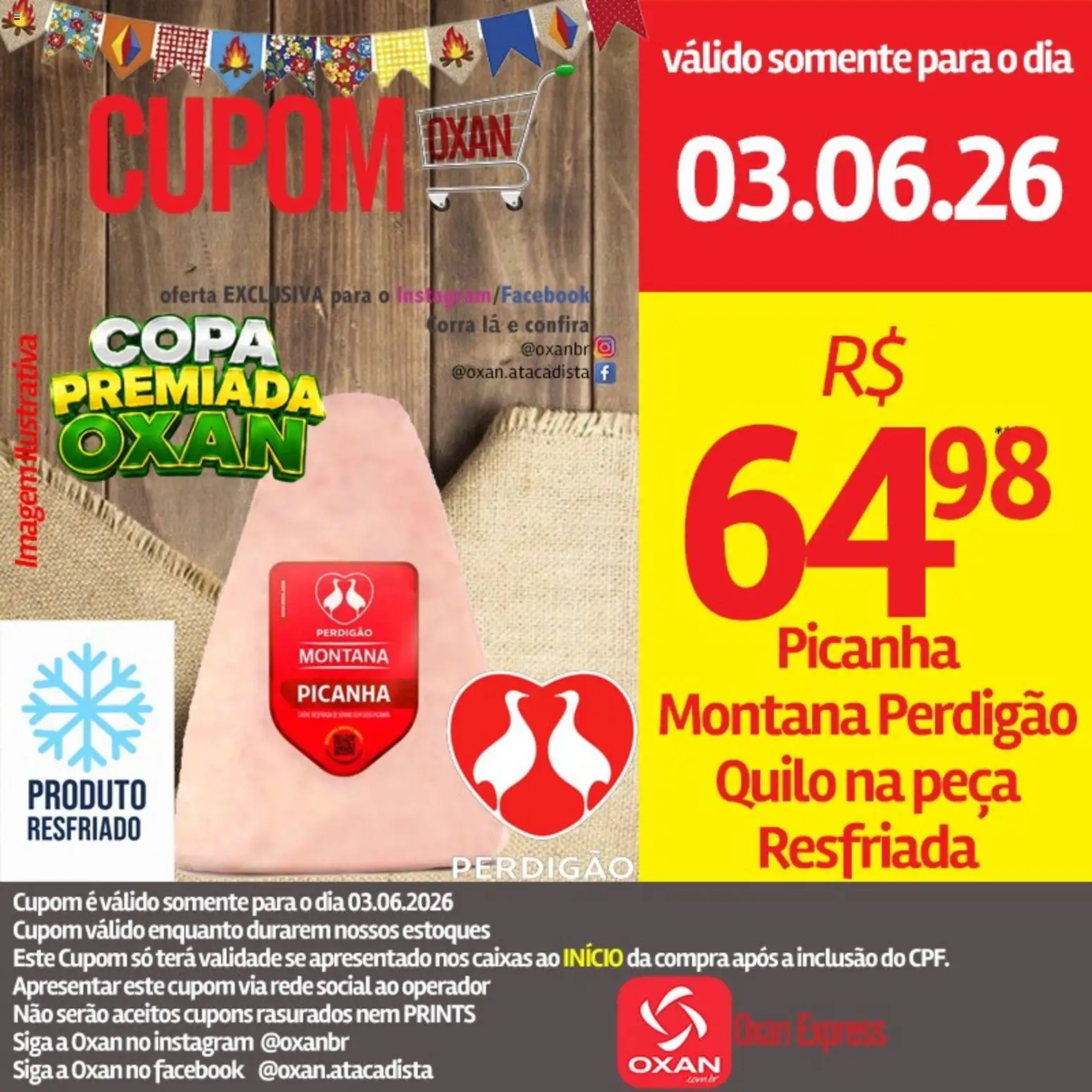 Oxan Atacadista Folheto - válido de 03.06.2026 | Página: 1