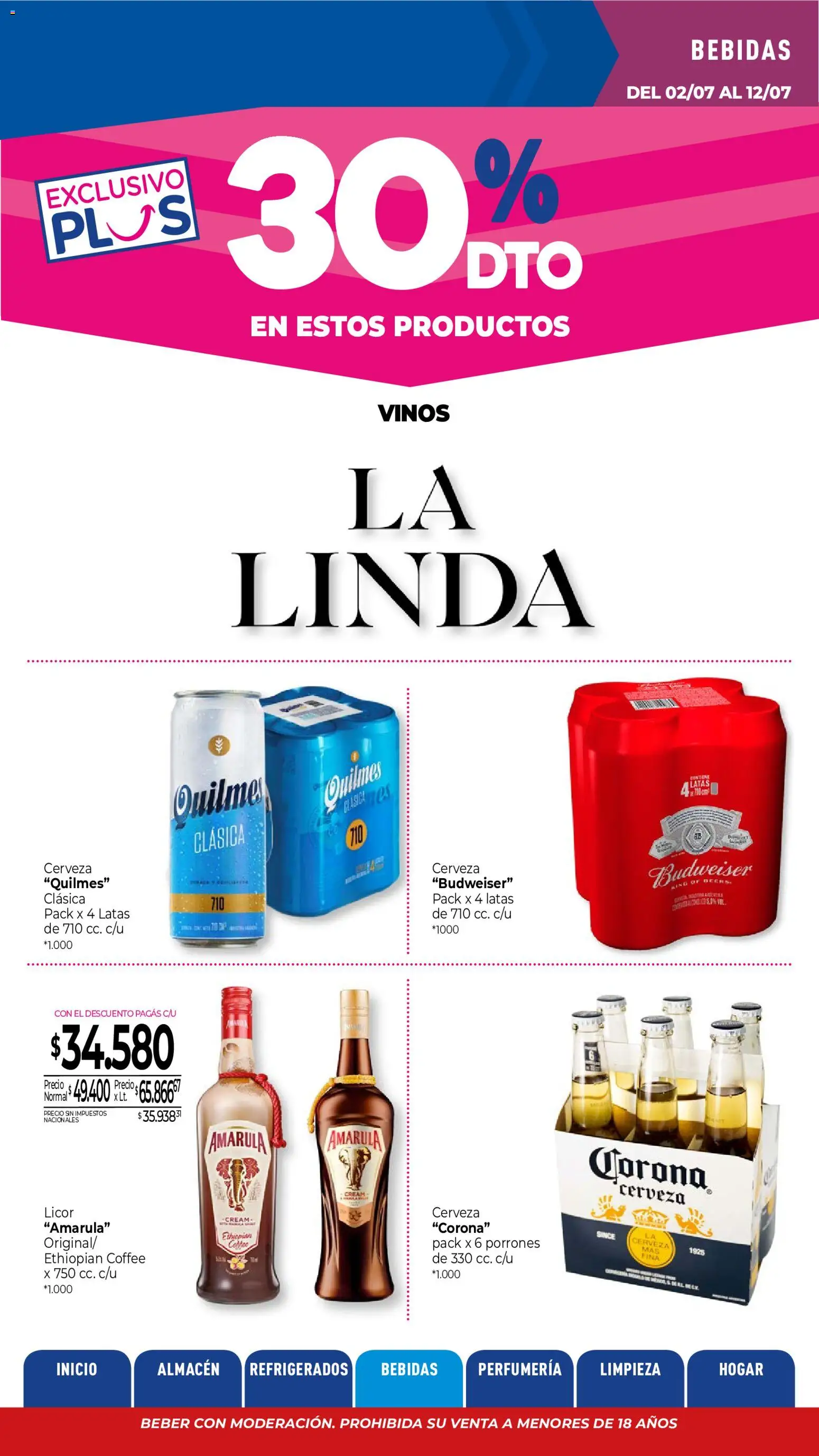 La Anonima catálogo │ válido desde el 02/07/2026 | Página: 25 | Productos: Cerveza