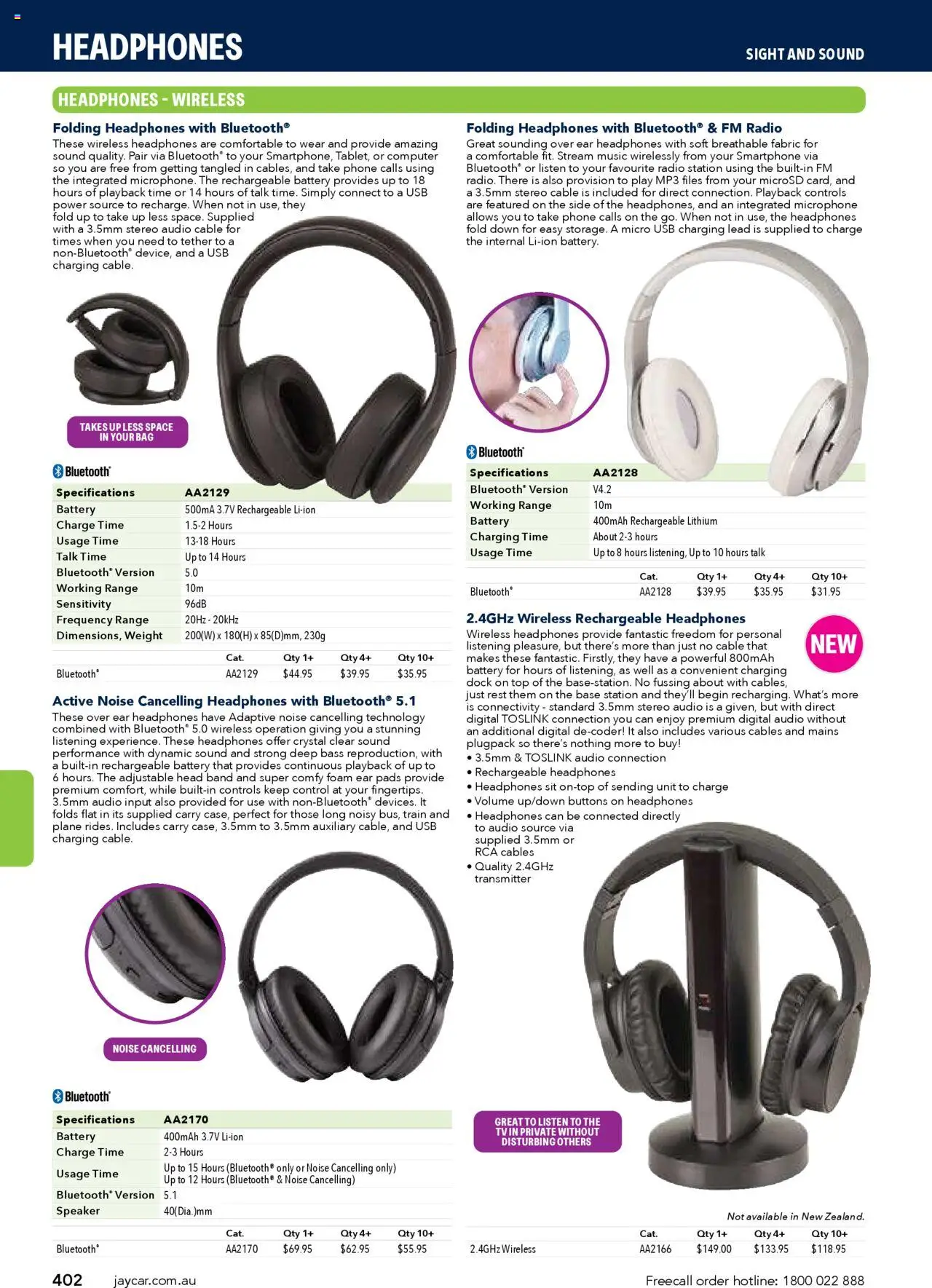 Jaycar catalogue - valid from 09/07/2025 | Page: 402 | Products: Radio, Bag, Speaker, Weight