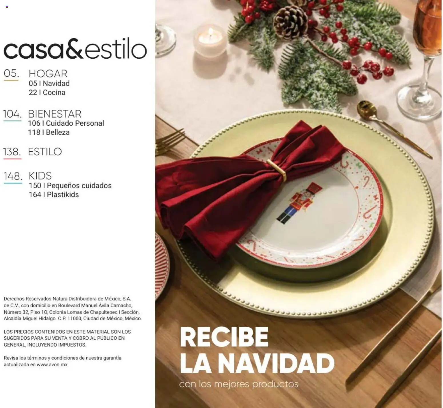 Nuevas ofertas de AVON válidas en toda la República Mexicana desde el 13/11/2026. ¡Encuentra las mejores ofertas en AVON Casa & Estilo 17 2026! | Página: 6
