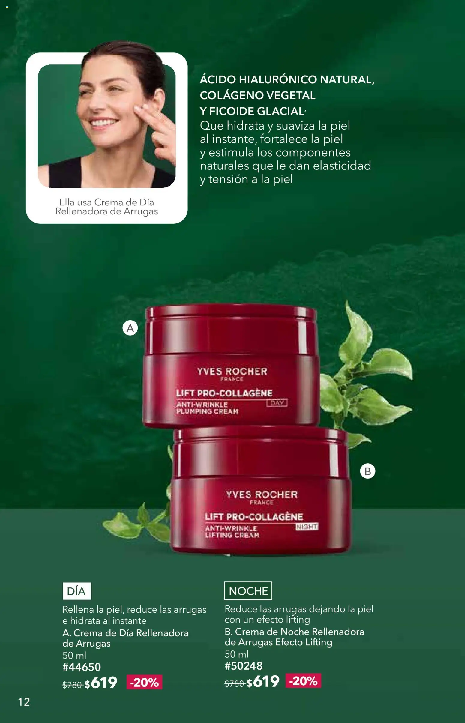Nuevas ofertas de Yves Rocher válidas en toda la República Mexicana desde el 25/08/2026. ¡Encuentra las mejores ofertas en Yves Rocher campaña 12 2026! | Página: 12 | Productos: Crema