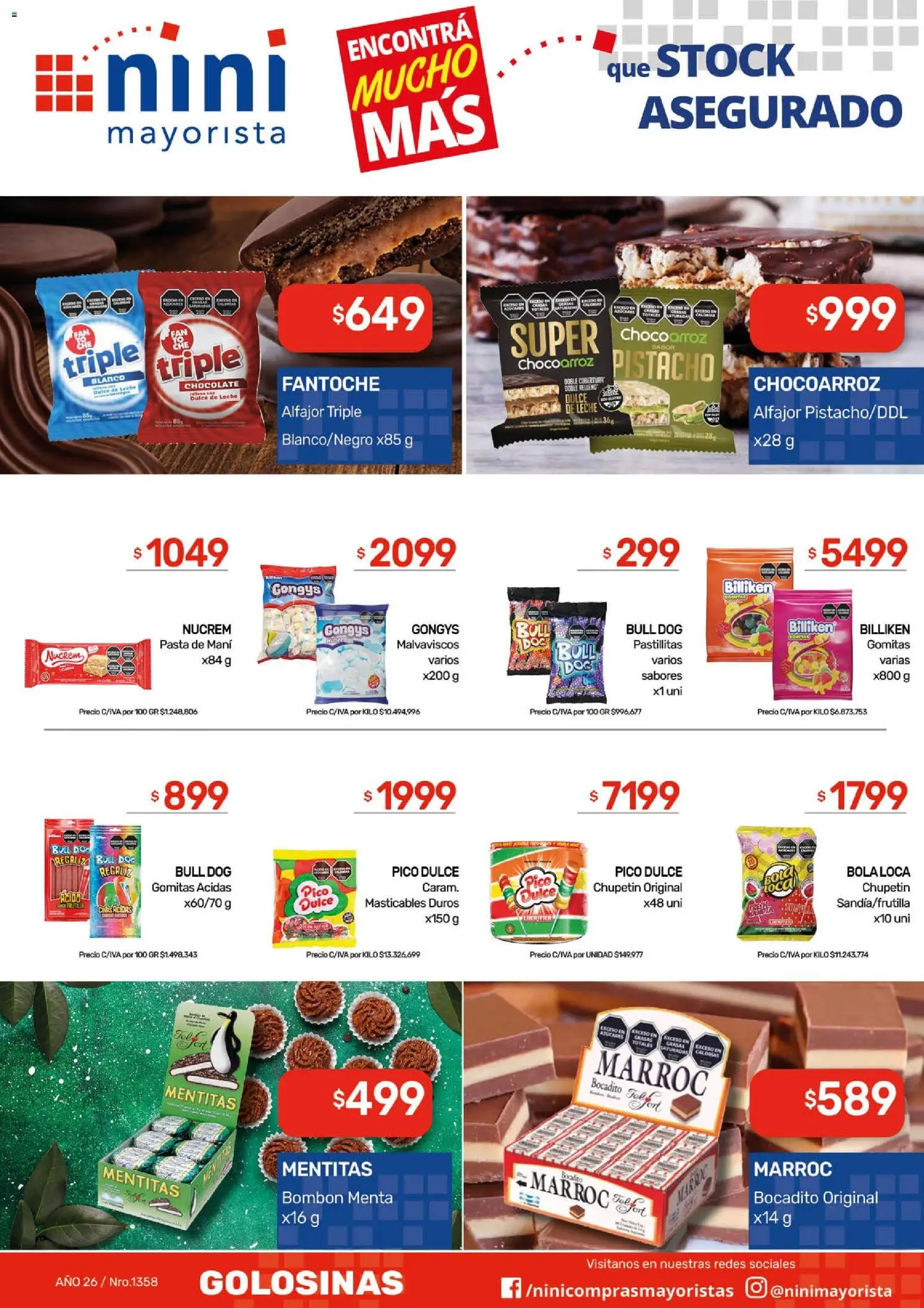 NINI Mayorista ofertas │ válido desde el 04.05.2026 | Página: 31 | Productos: Gomitas, Frutilla, Alfajor, Pasta
