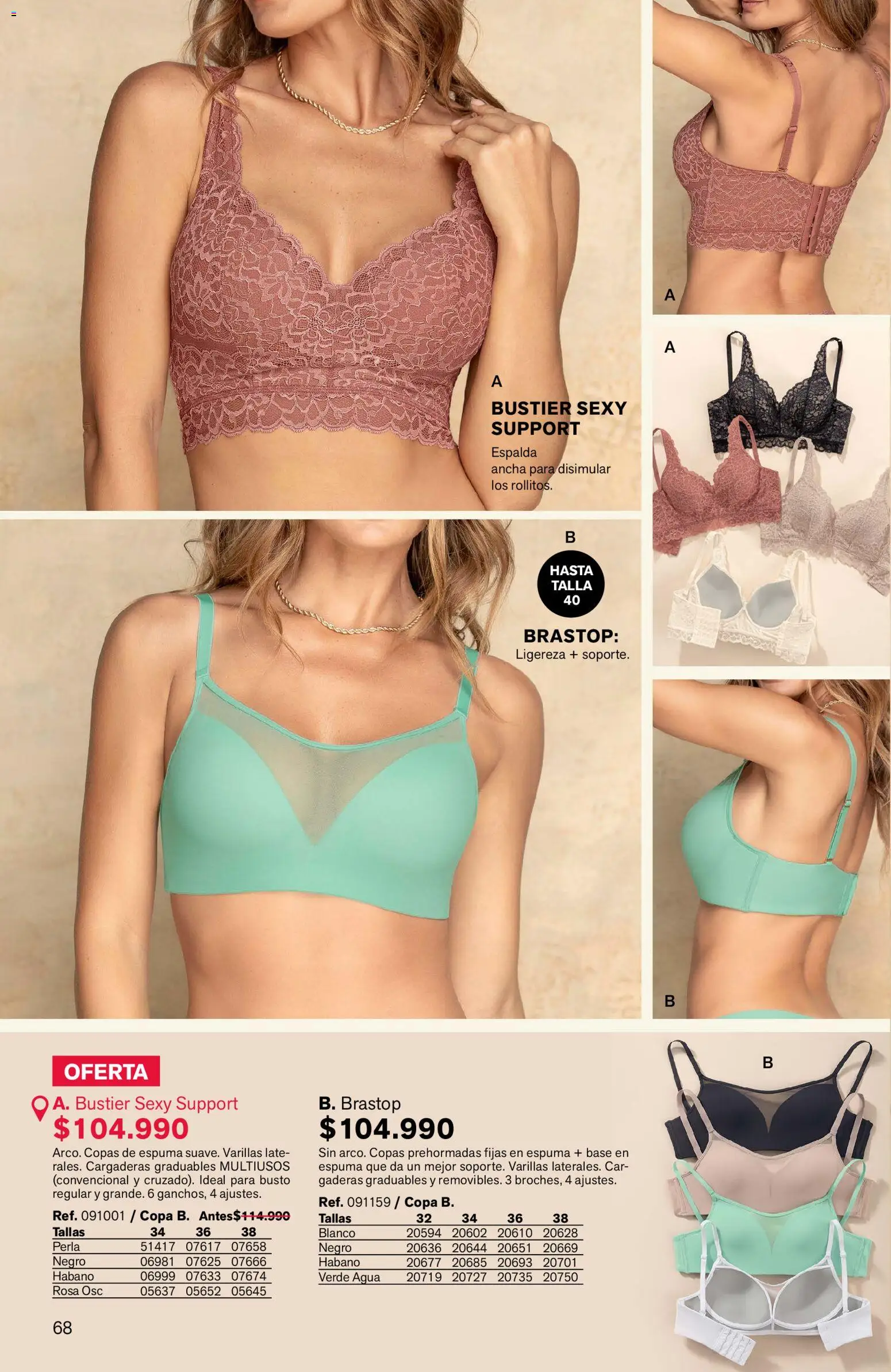 Leonisa revista - valida desde el 04.06.2026 | Página: 68 | Productos: Agua, Espuma