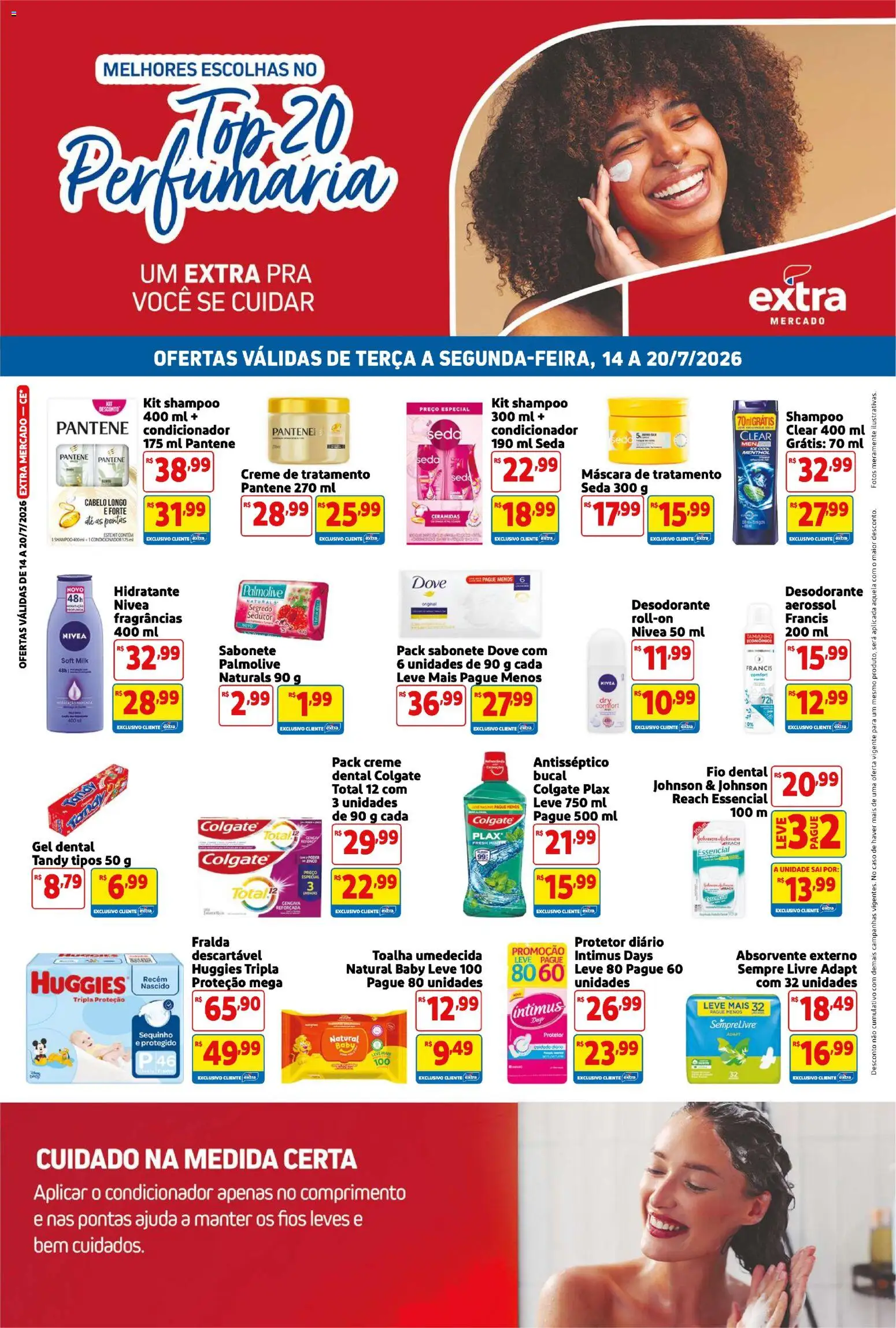 Folheto Extra ofertas de Mercado Perfumaria de 14/07/2026 catalogue cover