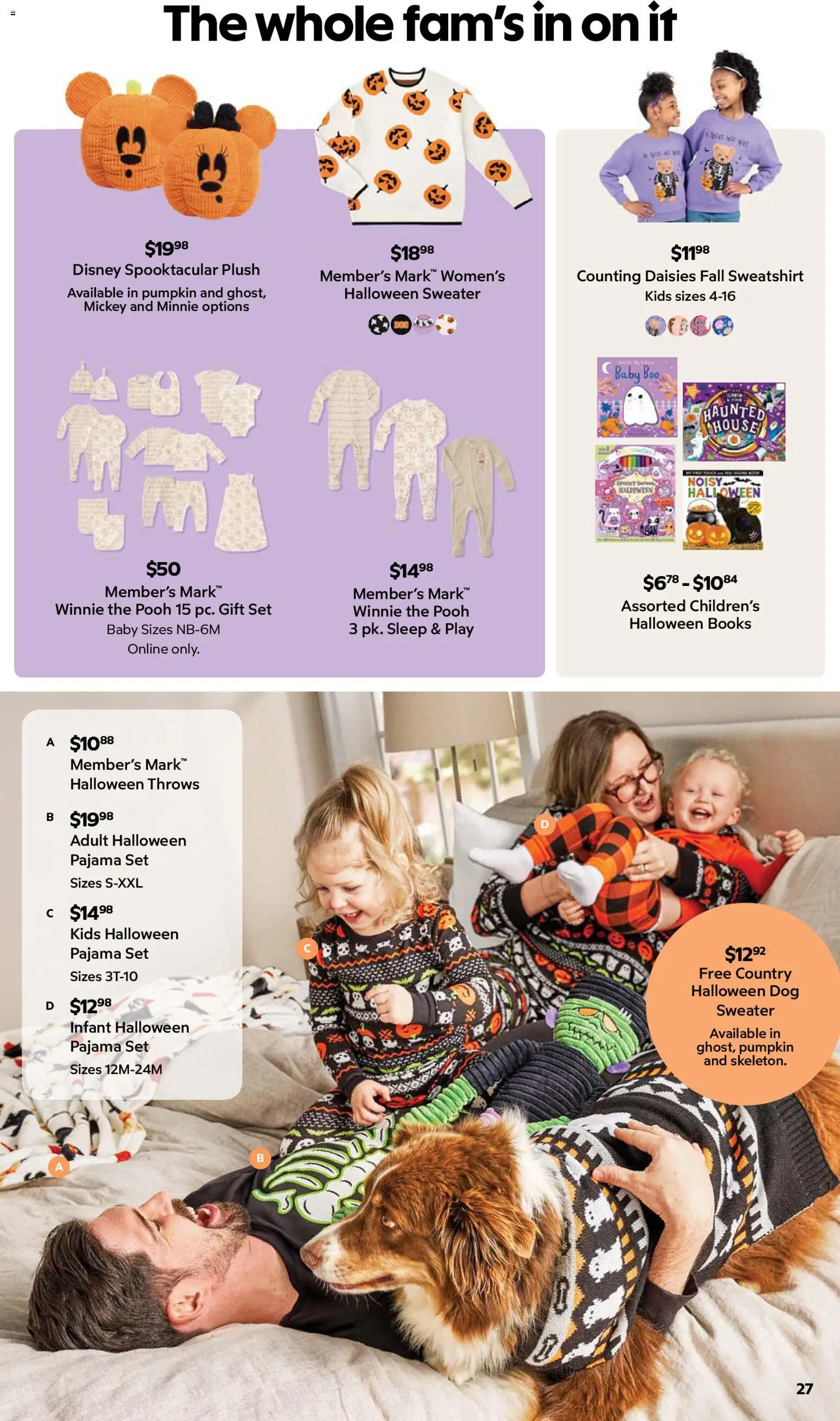 Sam's Club Weekly Ad - valid from 08/26/2026 | Page: 27 | Products: Sweater, Pumpkin, Books