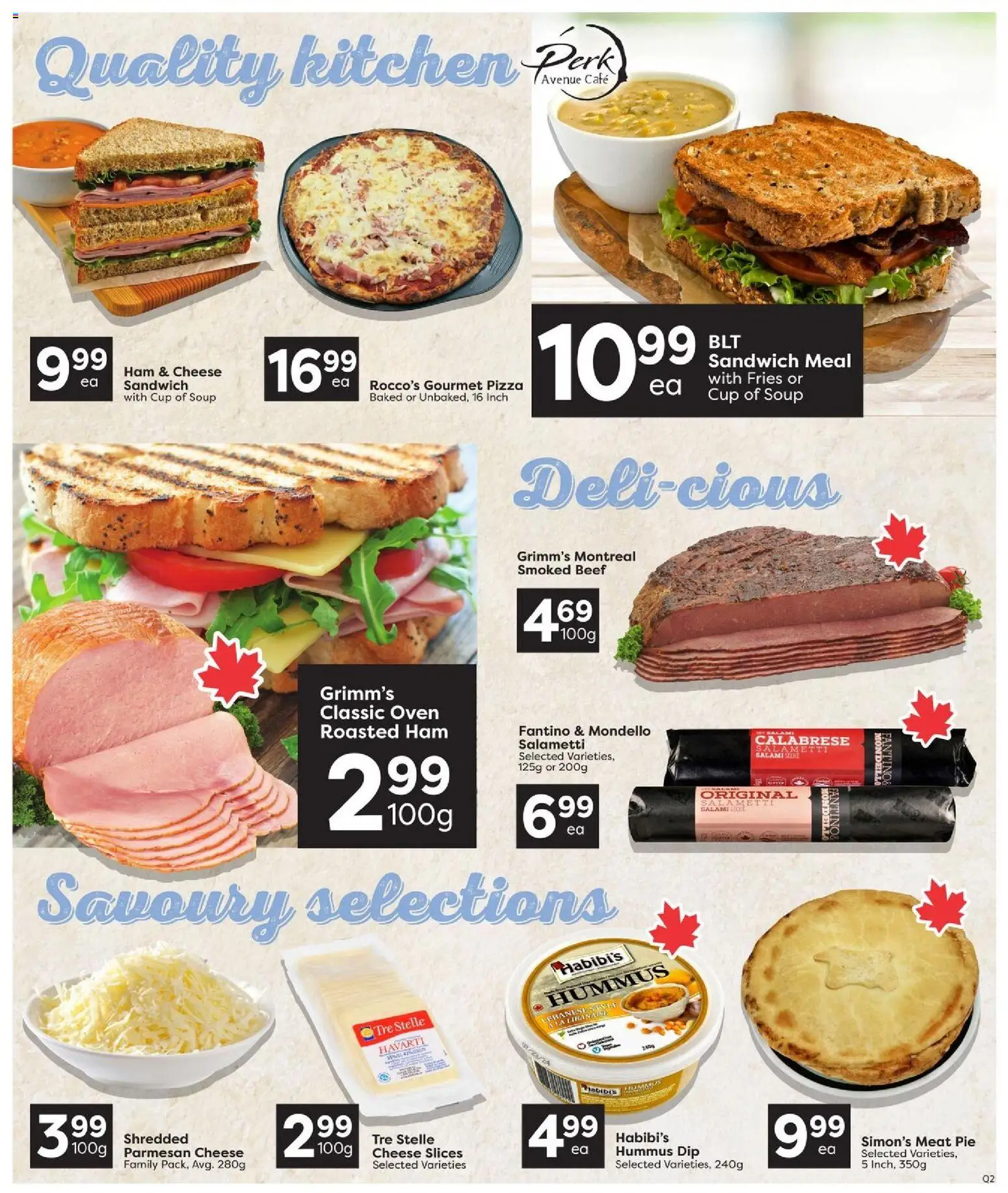 Quality Foods flyer valid from Sep 17, 2026 | Page: 6 | Products: Beef, Fries, Parmesan Cheese, Ham