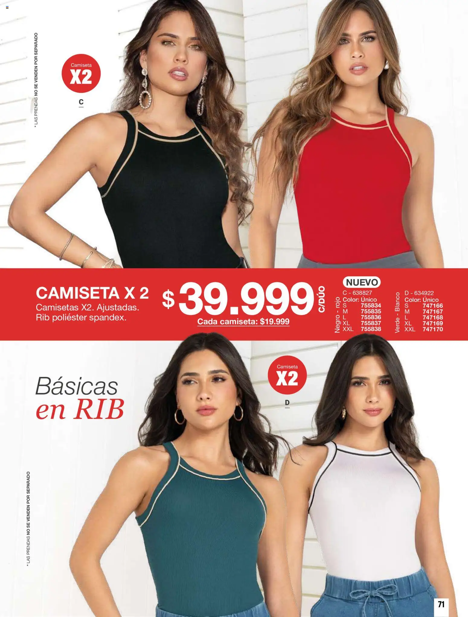 Carmel revista - valida desde el 01/10/2026 | Página: 71 | Productos: Camiseta