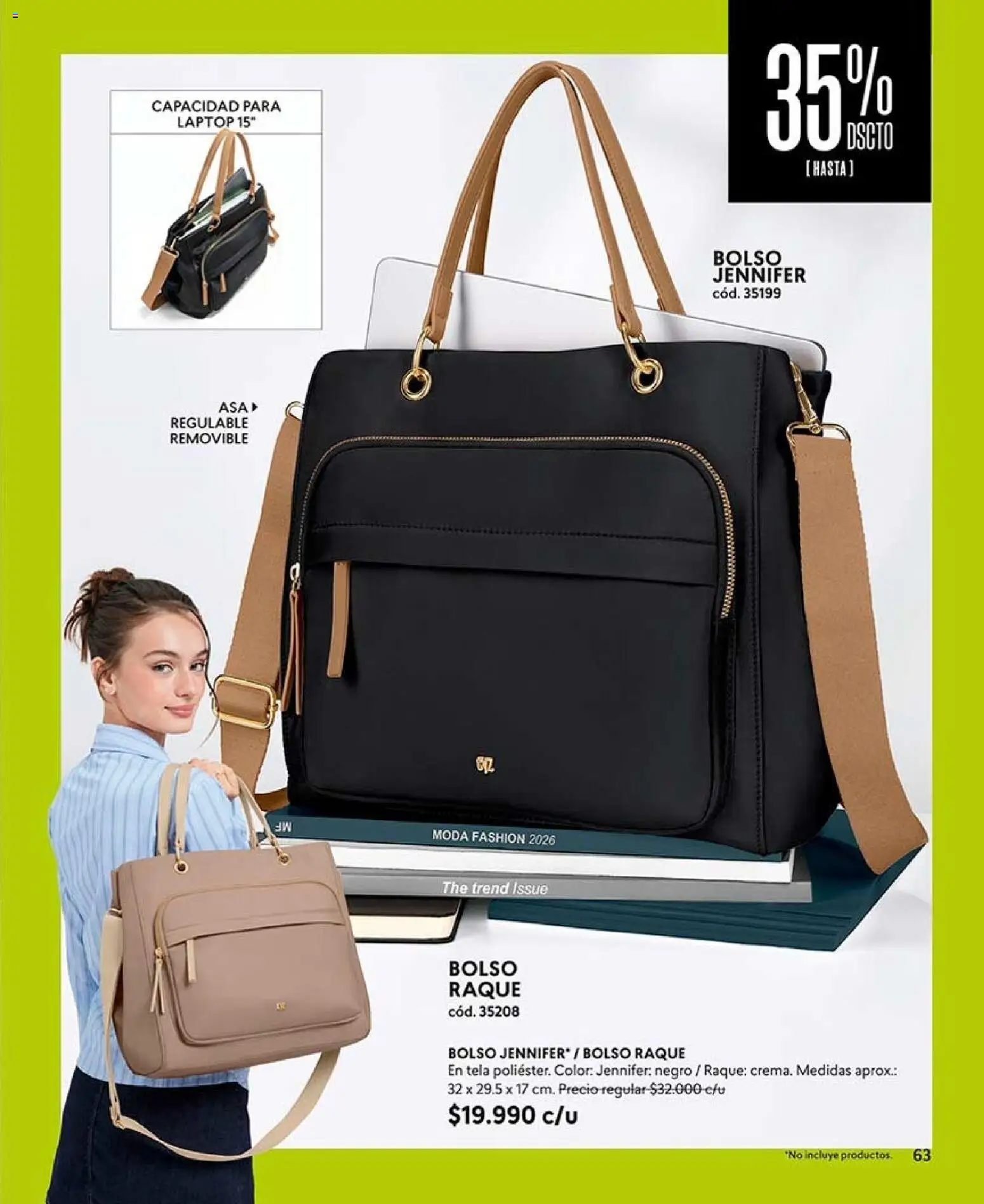 Catálogo CyZone Campaña 15 │ válido desde el 06.09.2026 | Página: 63 | Productos: Laptop, Bolso