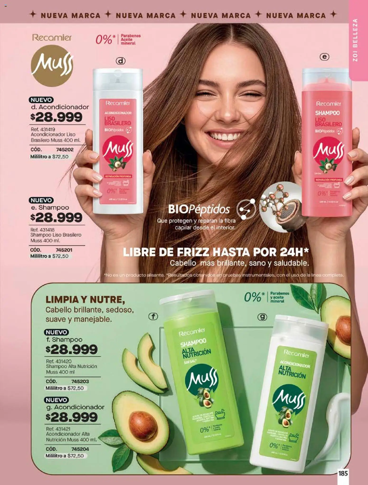 Pacifika revista - valida desde el 20.05.2026 | Página: 188 | Productos: Shampoo, Acondicionador, Aceite