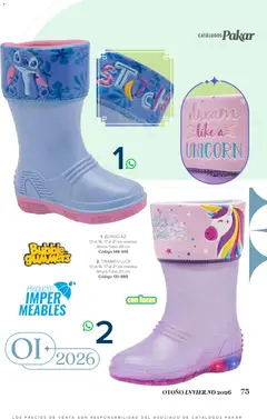 Vista previa de SC Pakar catálogo Niña, nuevo folleto de la tienda, válido en México a partir del 31/07/2026 | Página: 75 | Productos: Tiramisú