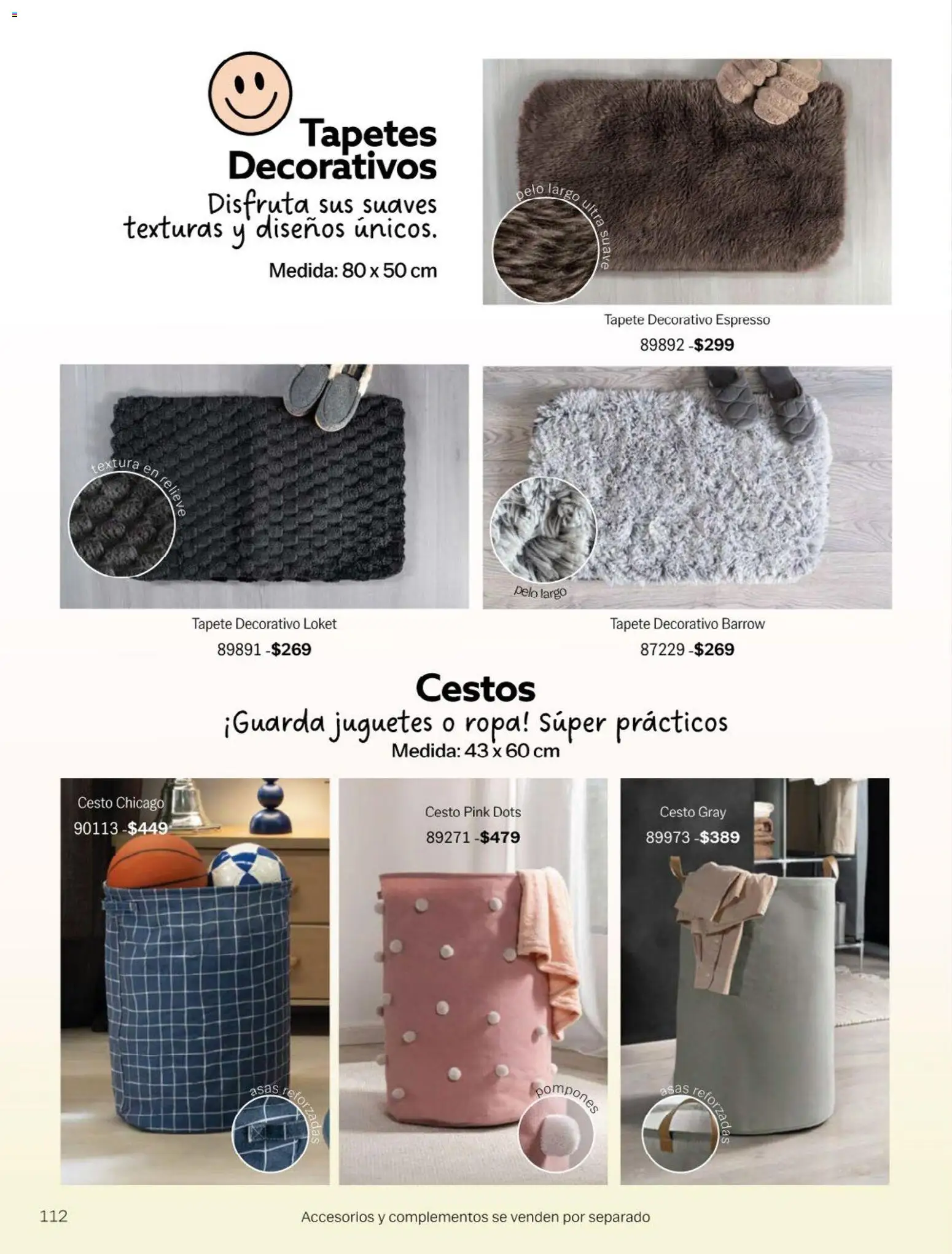 Nuevas ofertas de Vianney válidas en toda la República Mexicana desde el 23.01.2026. ¡Encuentra las mejores ofertas en Vianney catálogo Chavos! | Página: 114 | Productos: Ropa, Tapete