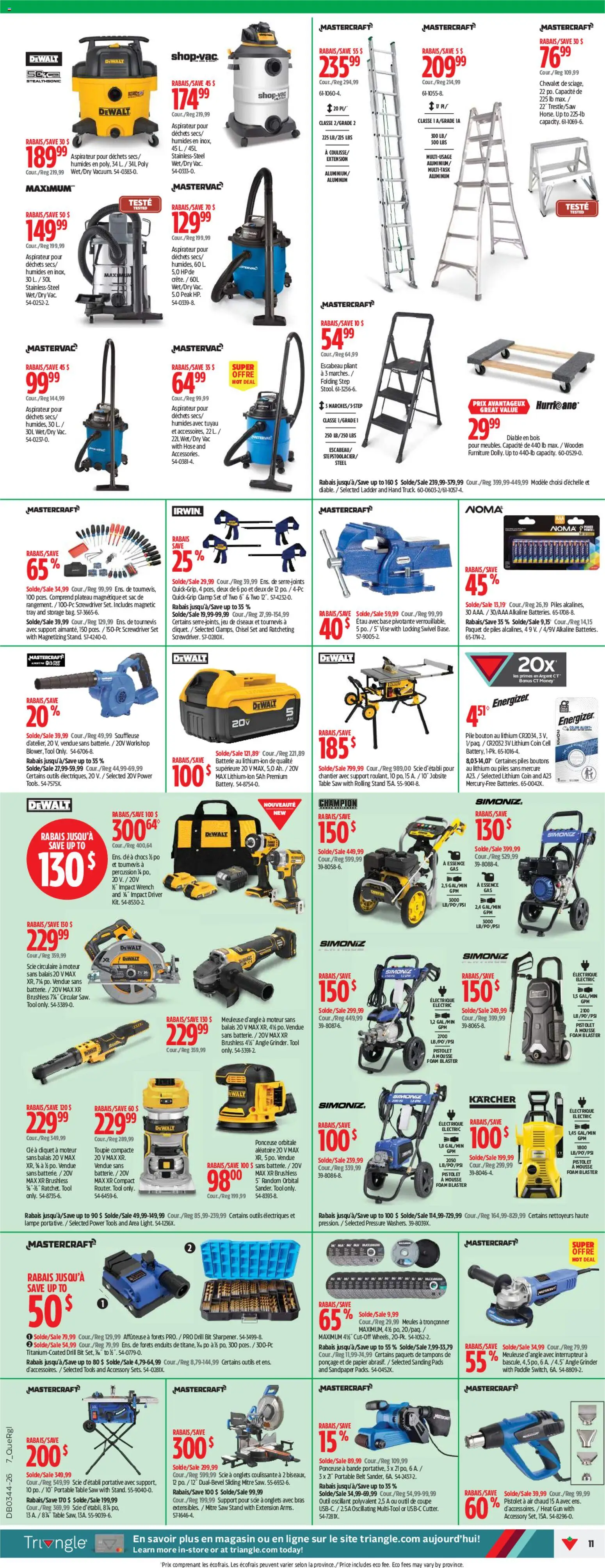Canadian Tire flyer valid from Oct 29, 2026 | Page: 11