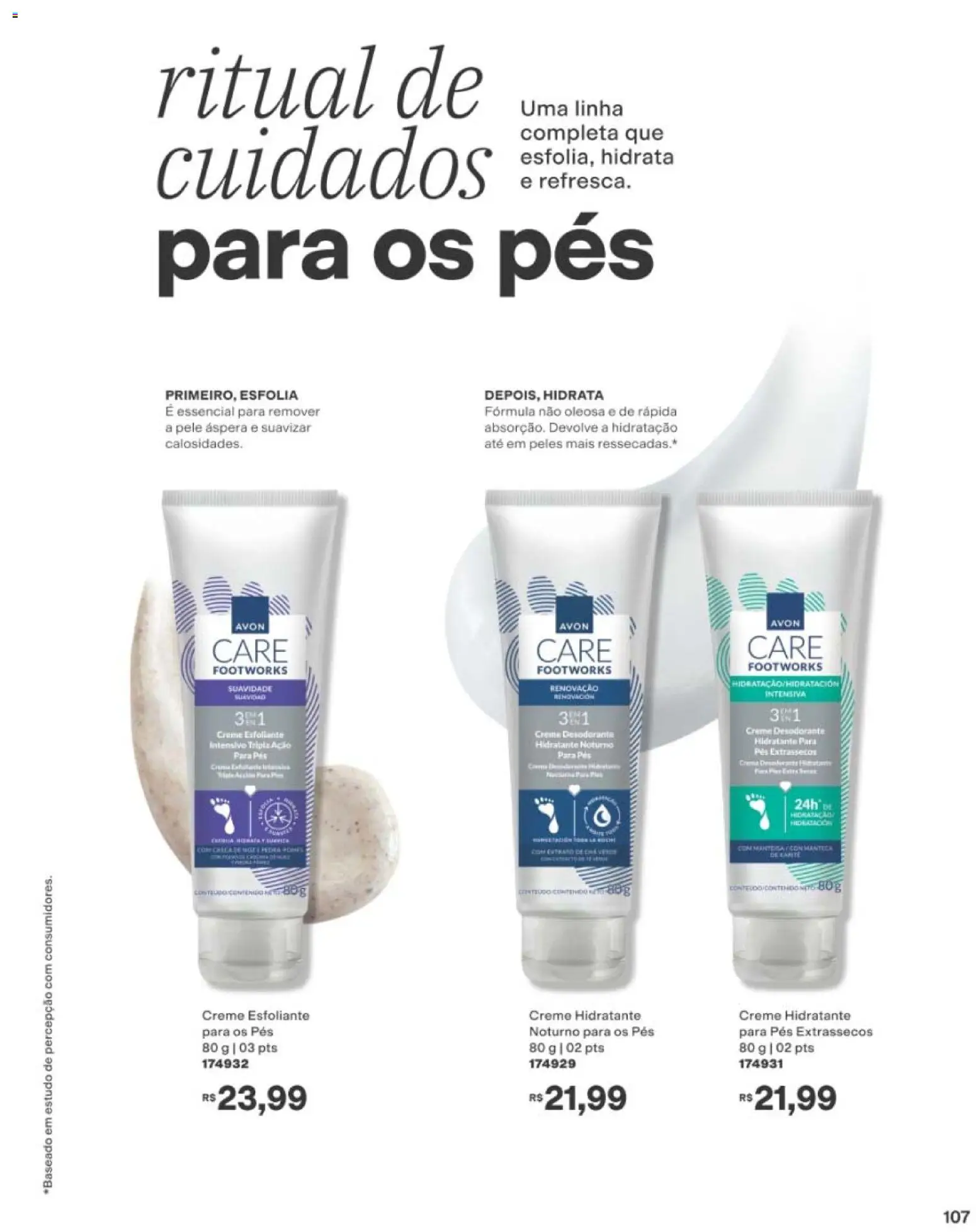 Avon Folheto - válido de 01/09/2026 | Página: 107 | Produtos: Desodorante, Creme hidratante, Creme