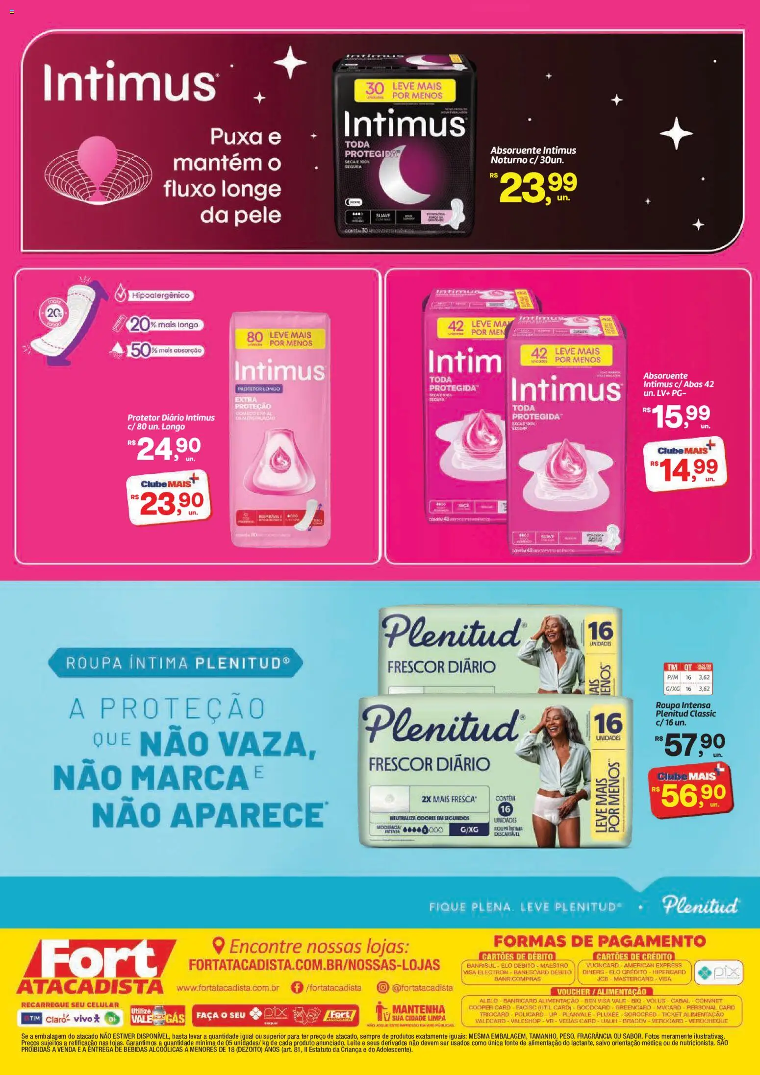 Fort Atacadista Folheto - válido de 07/09/2026 | Página: 2 | Produtos: Celular, Fragrância, Bebidas, Absorvente
